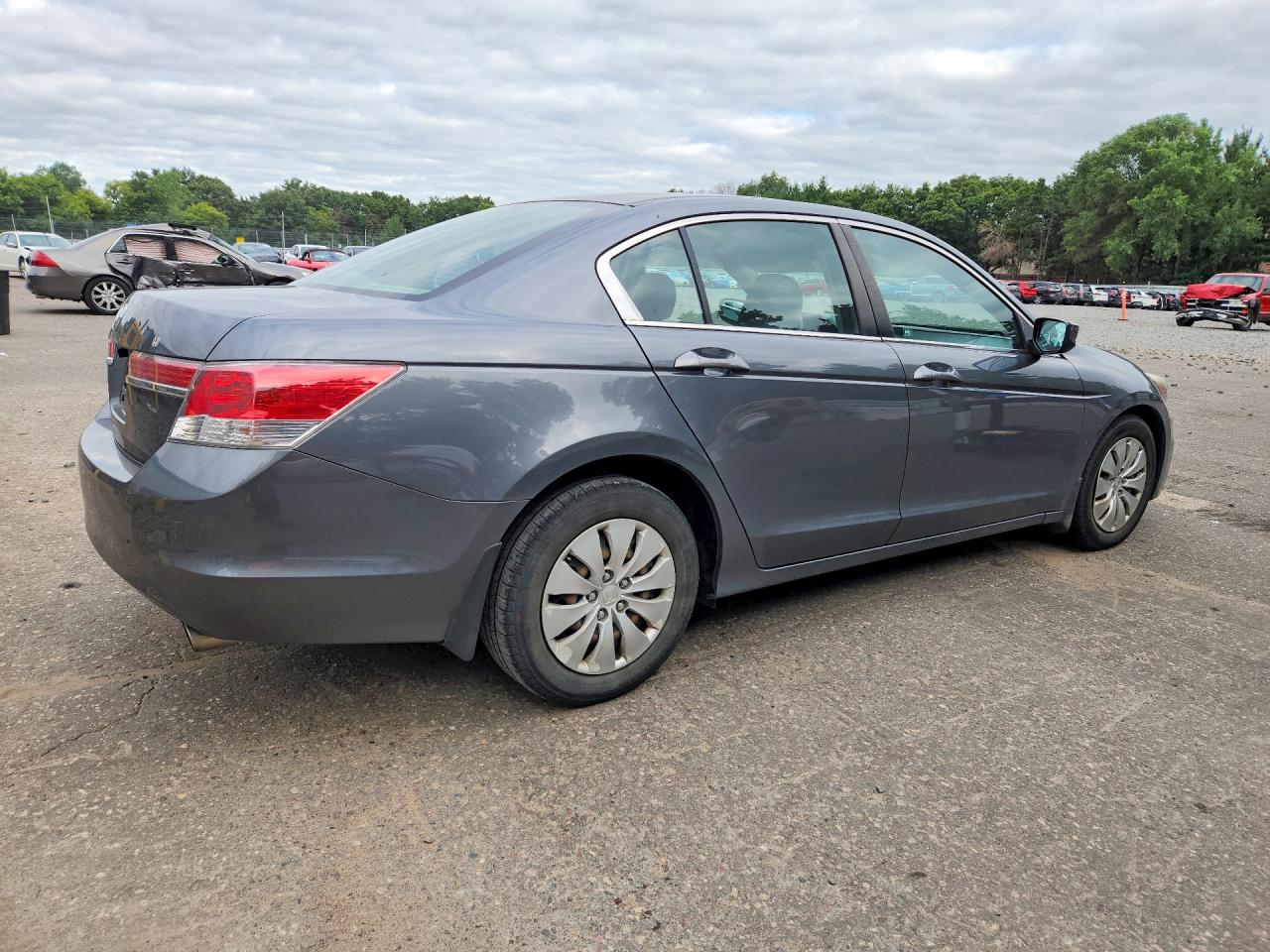 2012 Honda Accord Lx Gray vin: 1HGCP2F37CA017559