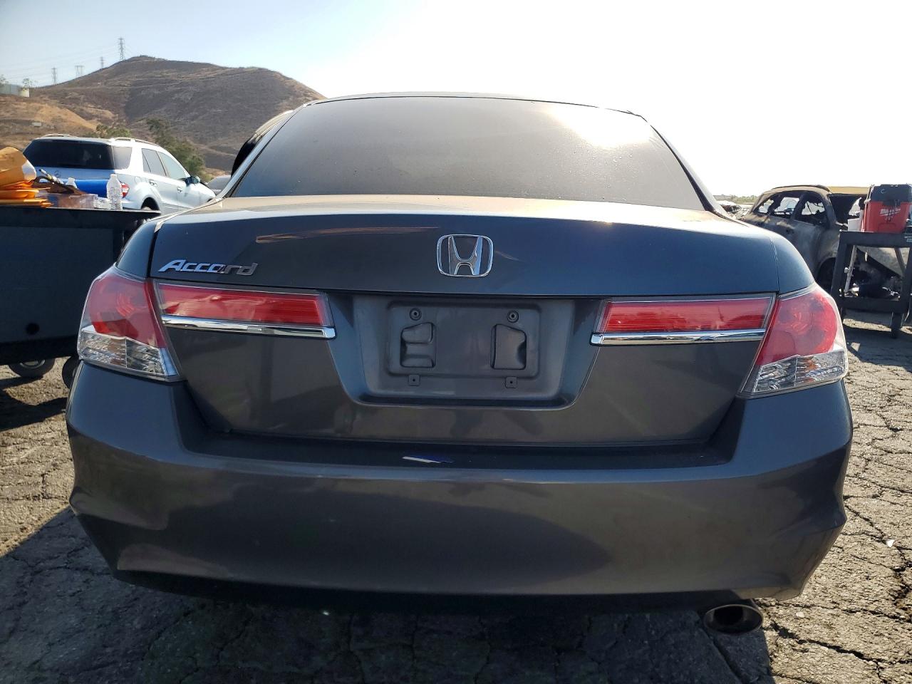 2012 Honda Accord Lx Gray vin: 1HGCP2F37CA055891