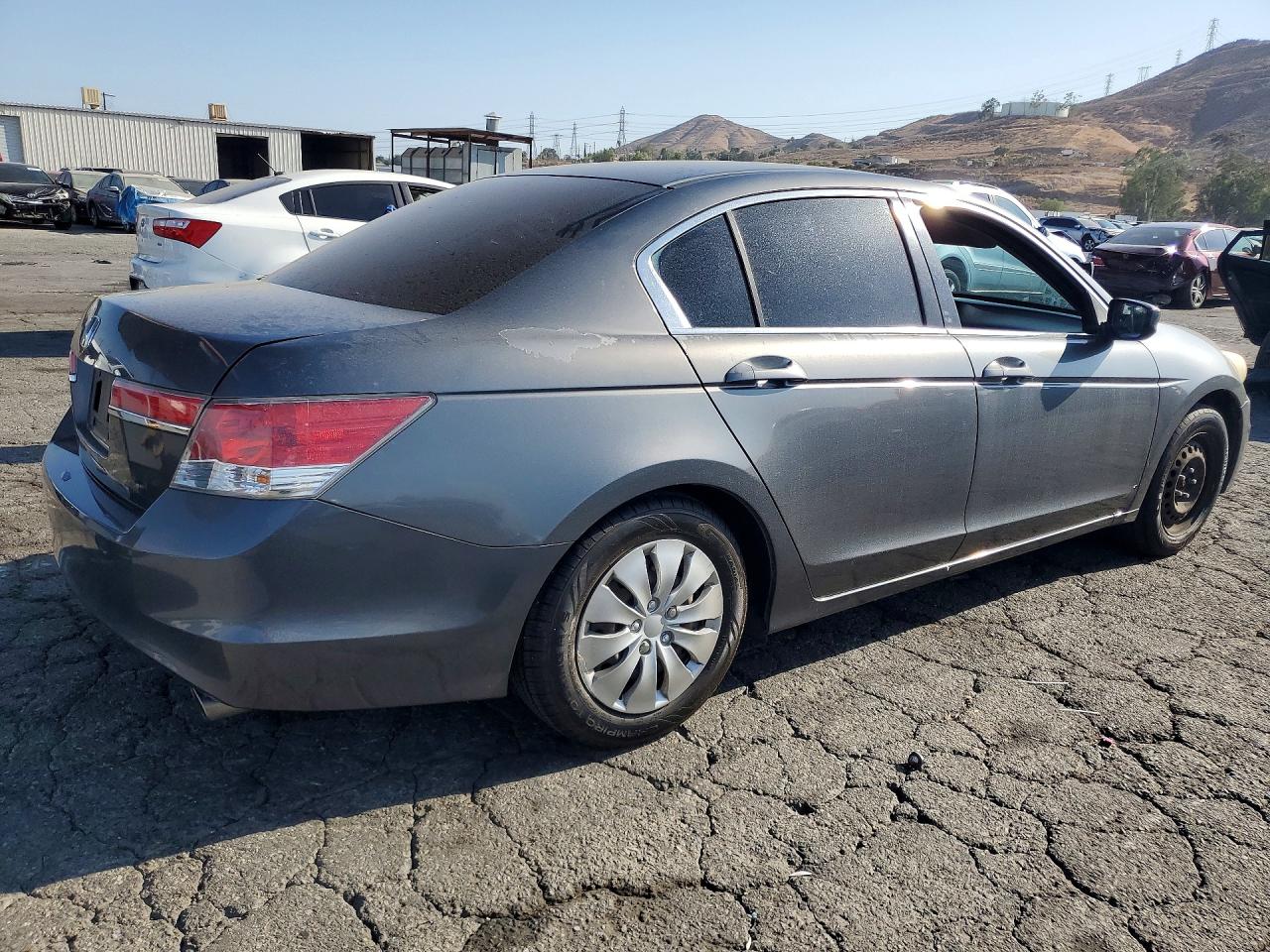 2012 Honda Accord Lx Gray vin: 1HGCP2F37CA055891