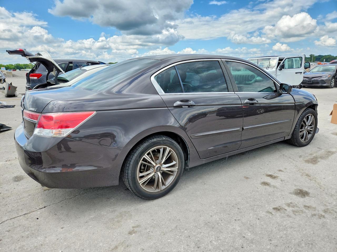 2012 Honda Accord Lx Brown vin: 1HGCP2F37CA072707