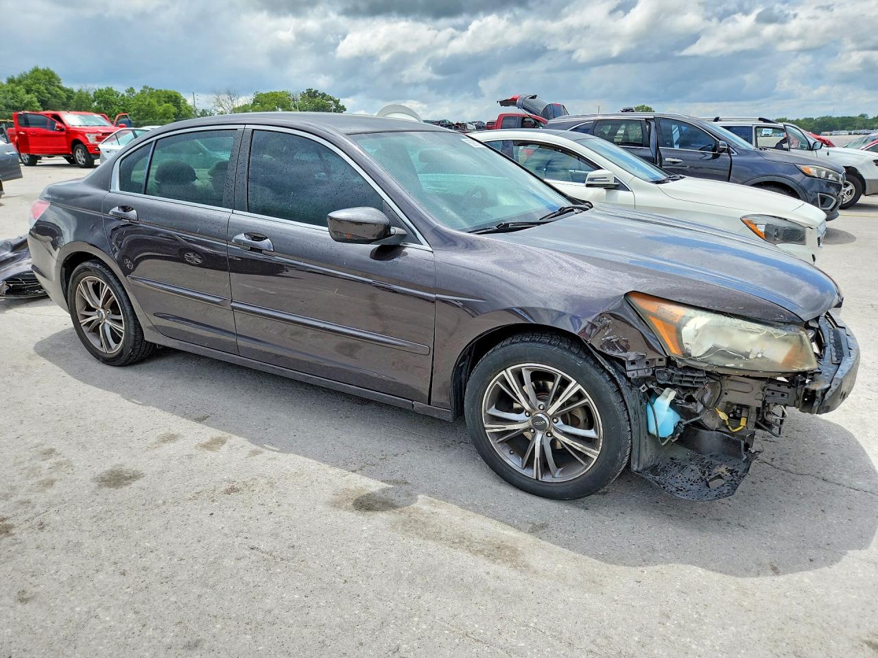 2012 Honda Accord Lx Brown vin: 1HGCP2F37CA072707