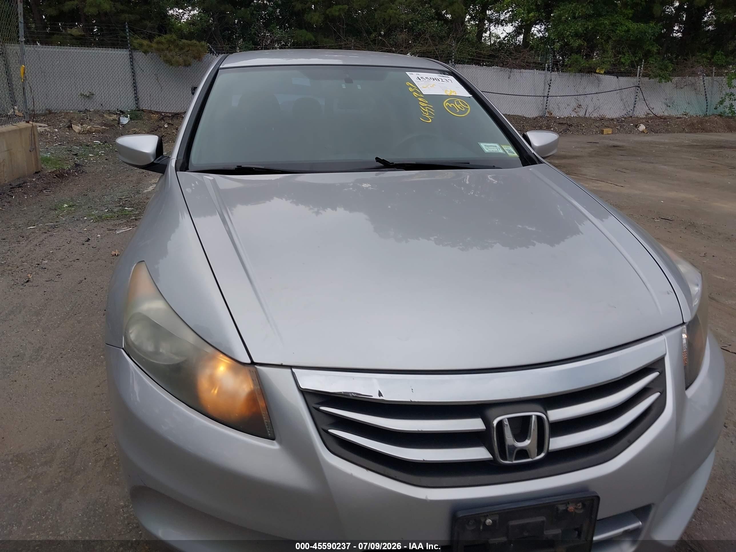 2012 Honda Accord 2.4 Lx Silver vin: 1HGCP2F37CA086199