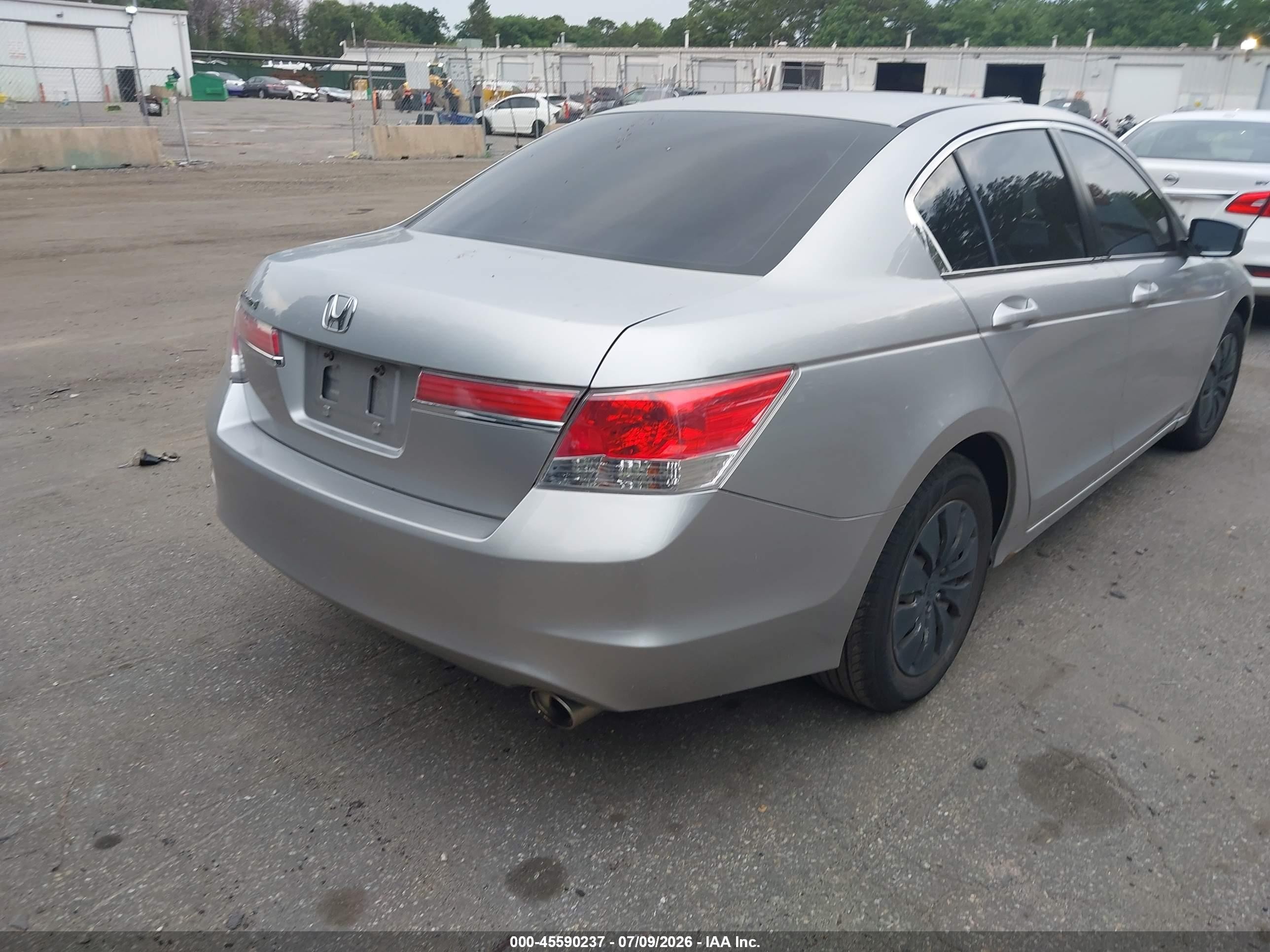 2012 Honda Accord 2.4 Lx Silver vin: 1HGCP2F37CA086199