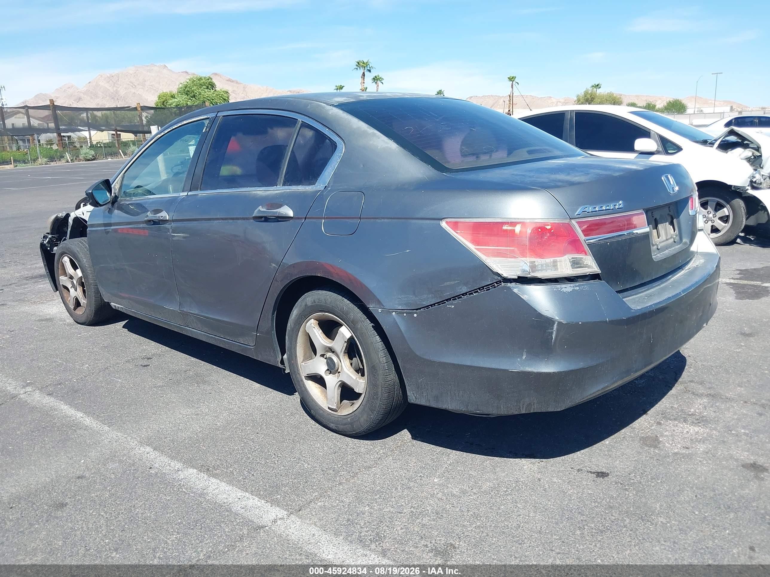 2012 Honda Accord Sdn Lx Gray vin: 1HGCP2F37CA099230