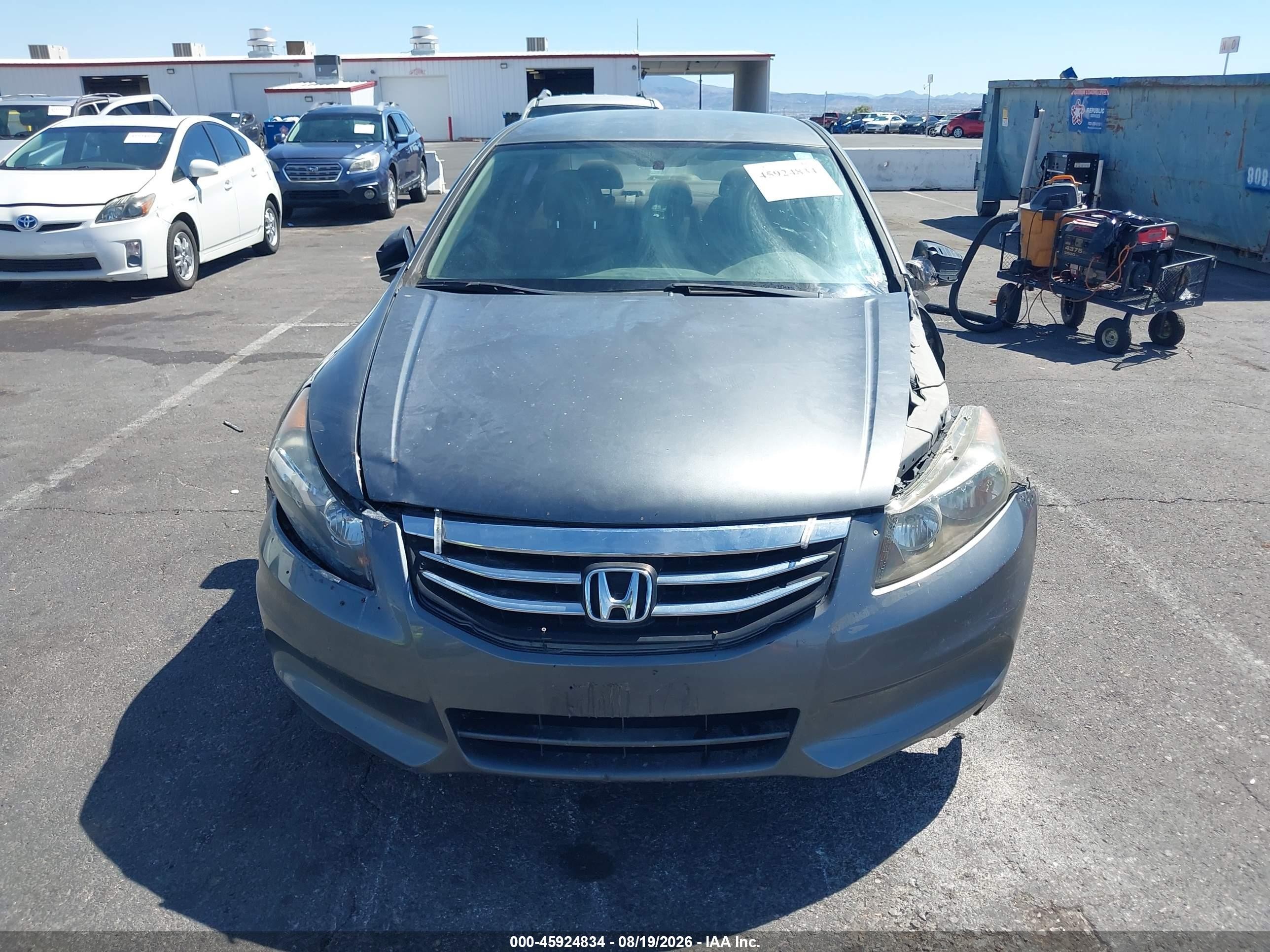 2012 Honda Accord Sdn Lx Gray vin: 1HGCP2F37CA099230