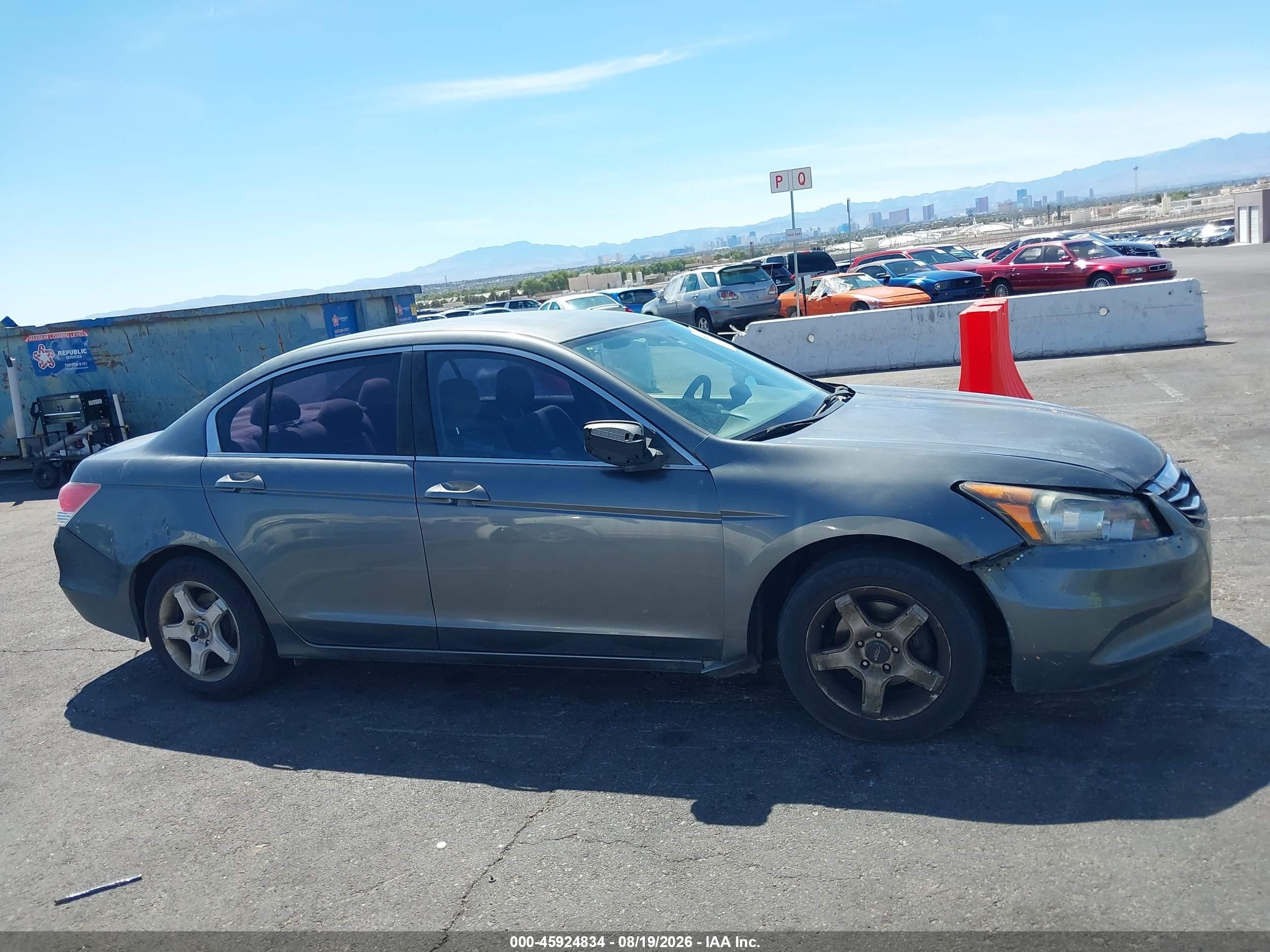 2012 Honda Accord Sdn Lx Gray vin: 1HGCP2F37CA099230