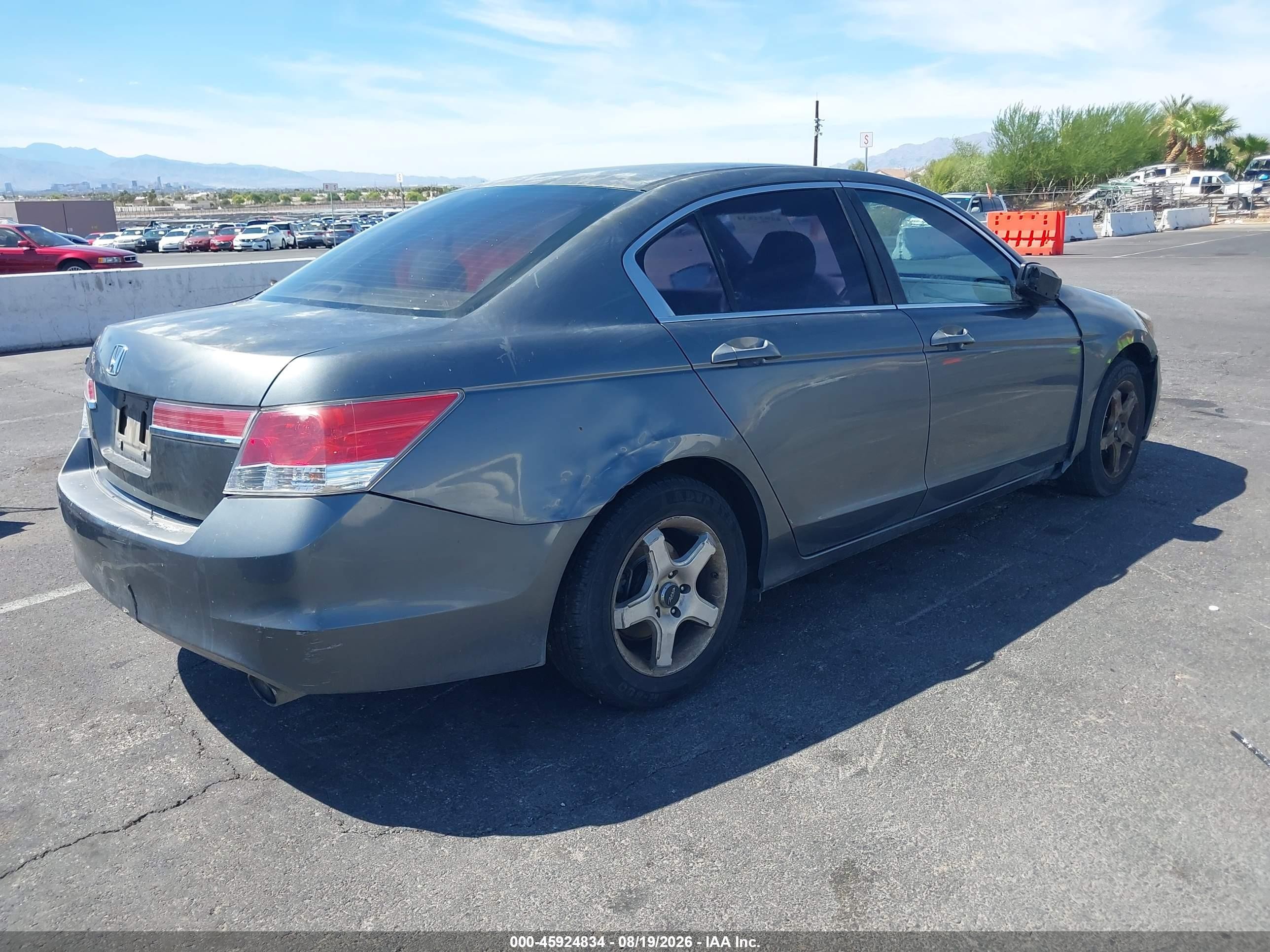 2012 Honda Accord Sdn Lx Gray vin: 1HGCP2F37CA099230