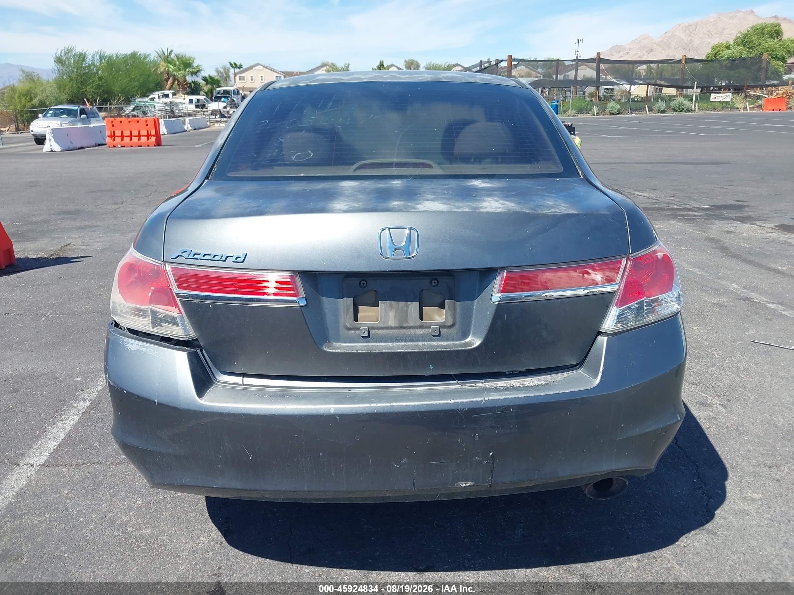 2012 Honda Accord Sdn Lx Gray vin: 1HGCP2F37CA099230