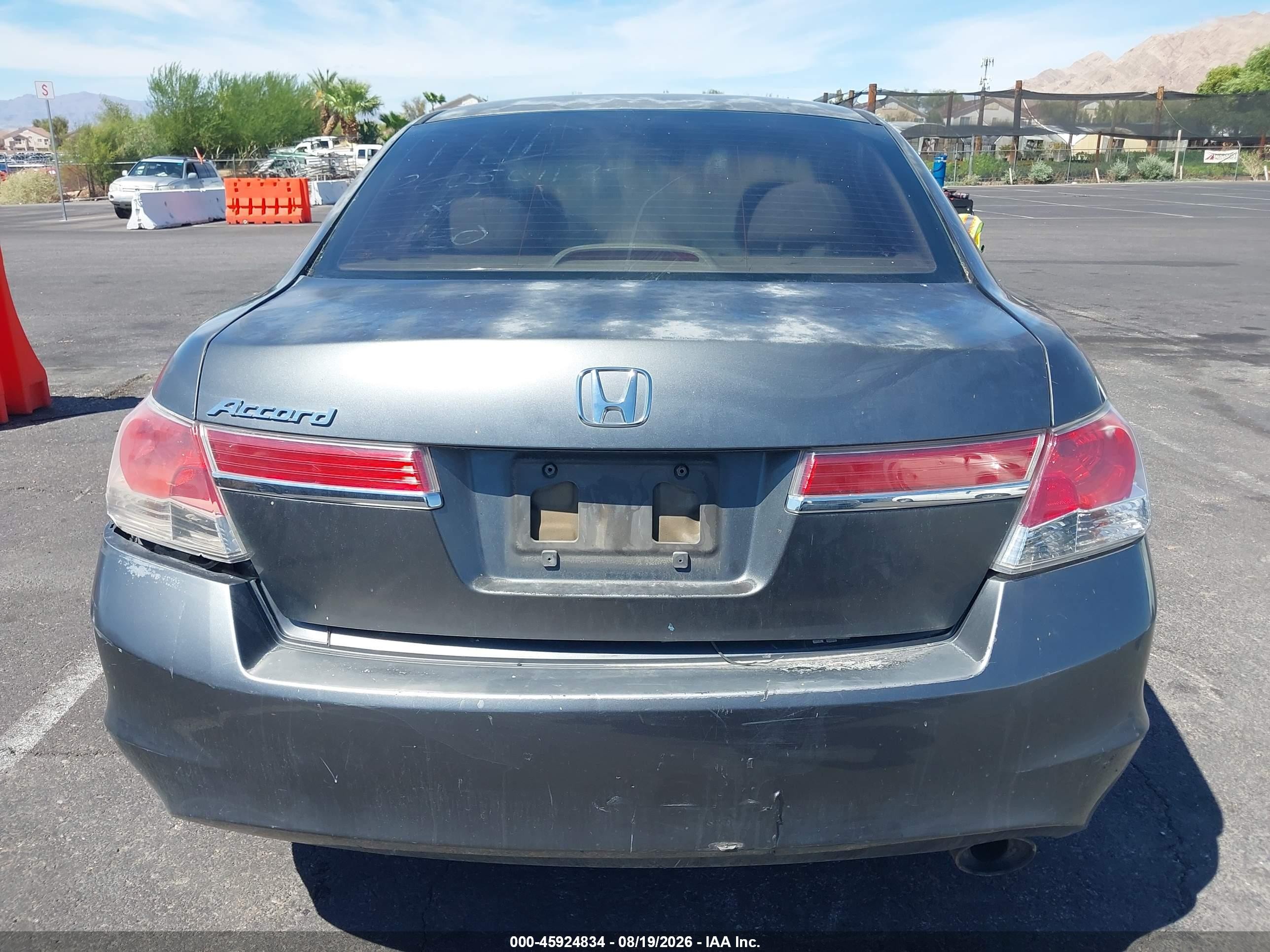 2012 Honda Accord Sdn Lx Gray vin: 1HGCP2F37CA099230
