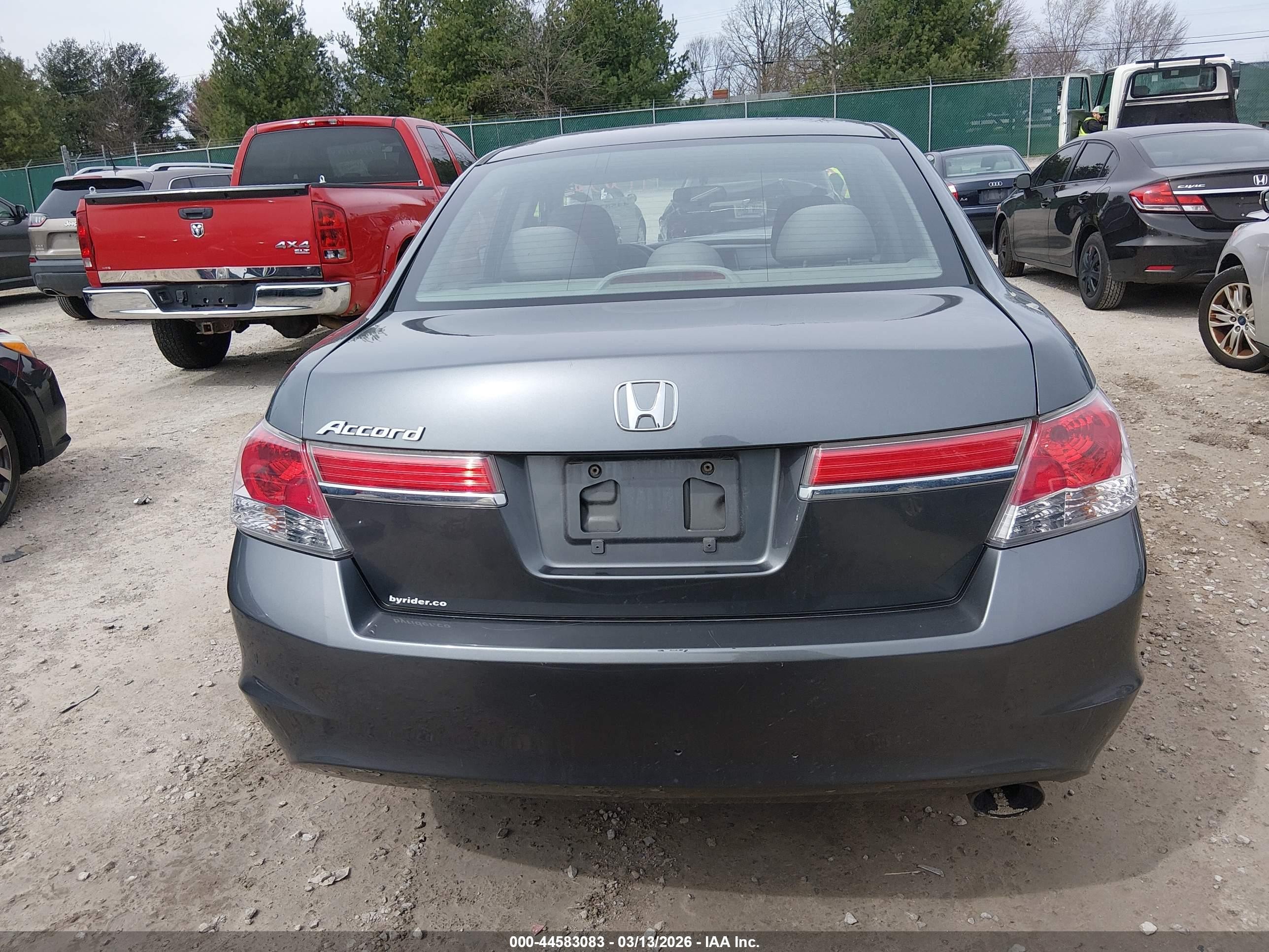 2012 Honda Accord 2.4 Lx Gray vin: 1HGCP2F37CA108458