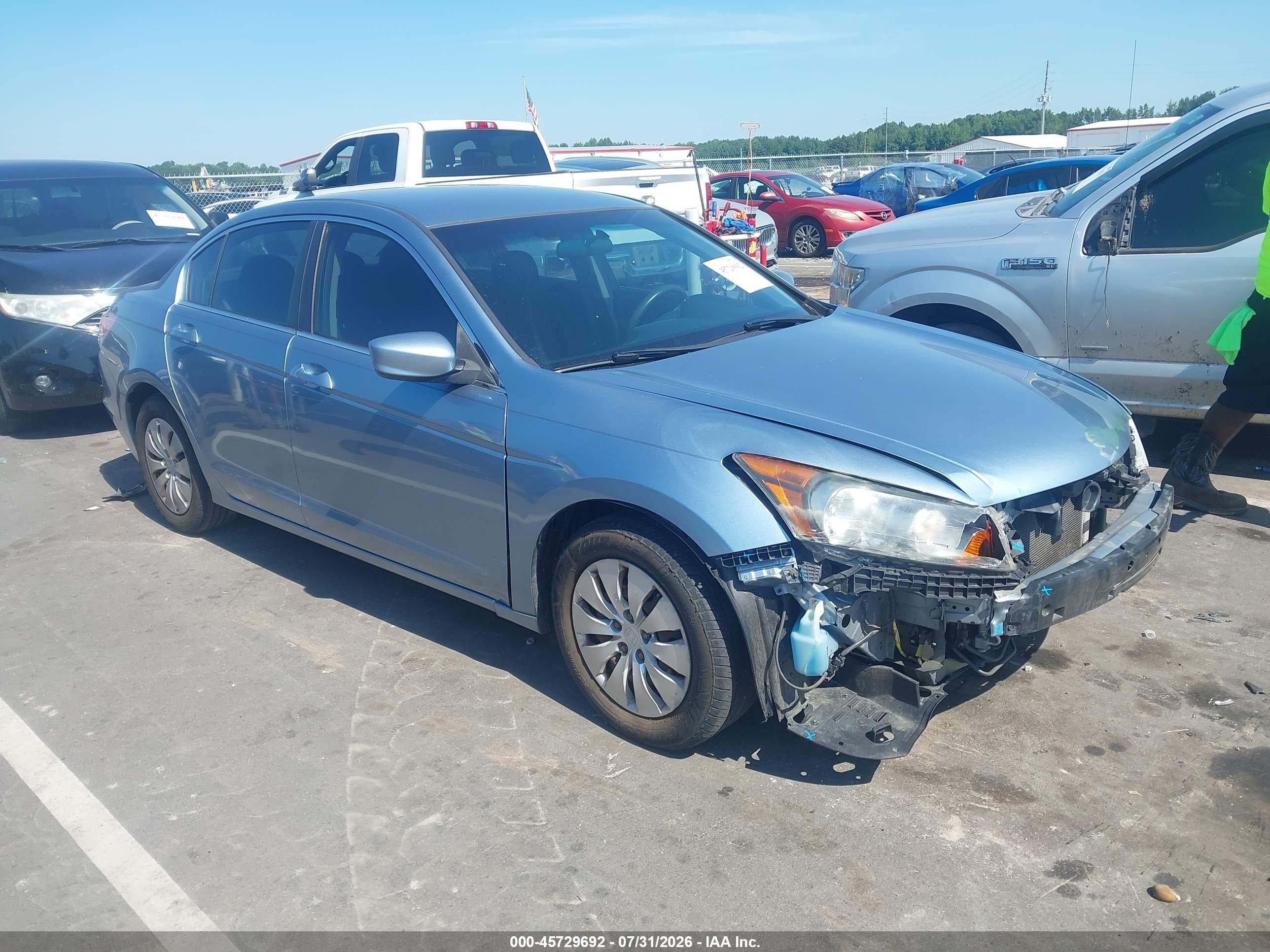 2012 Honda Accord Sdn Lx Blue vin: 1HGCP2F37CA112106