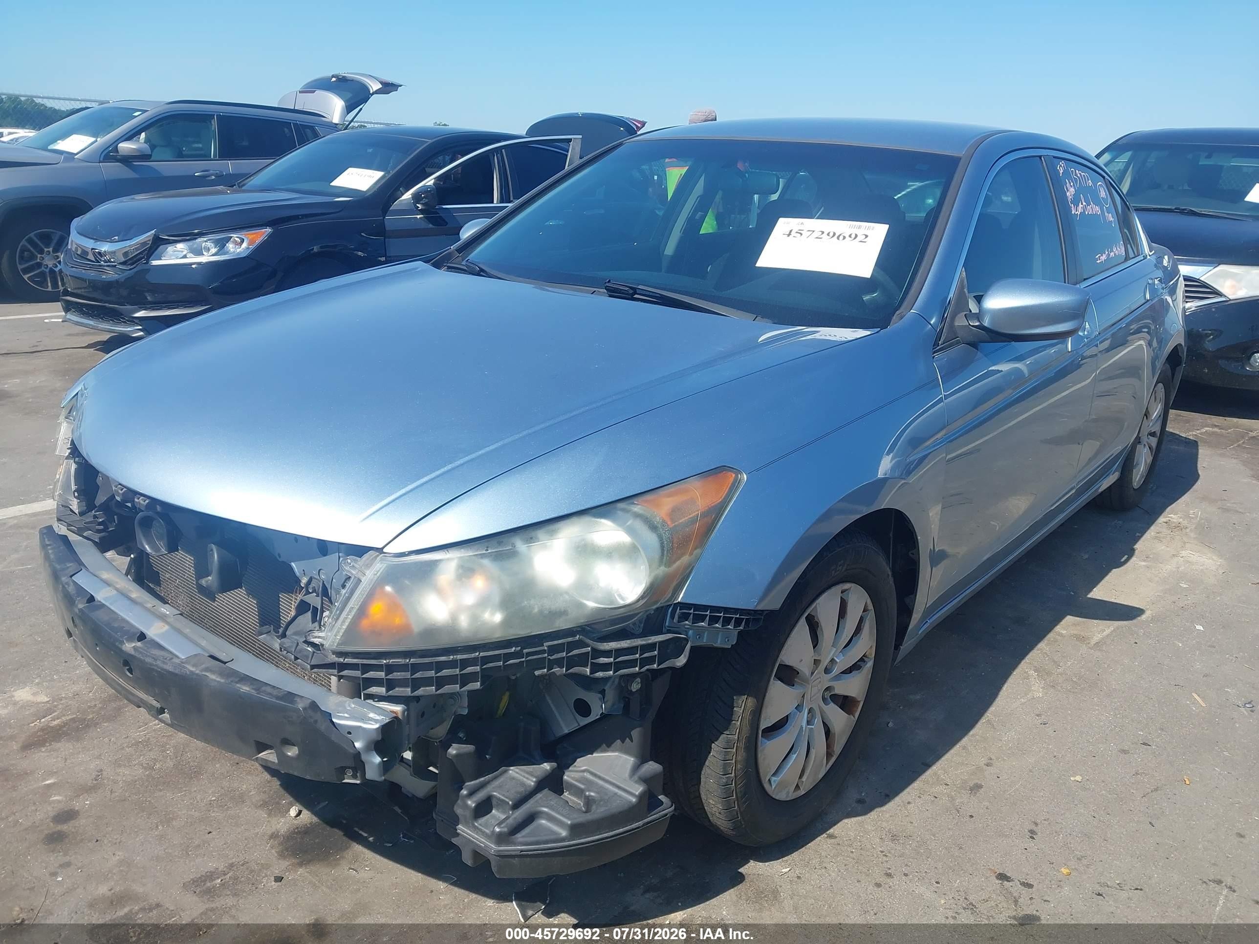 2012 Honda Accord Sdn Lx Blue vin: 1HGCP2F37CA112106