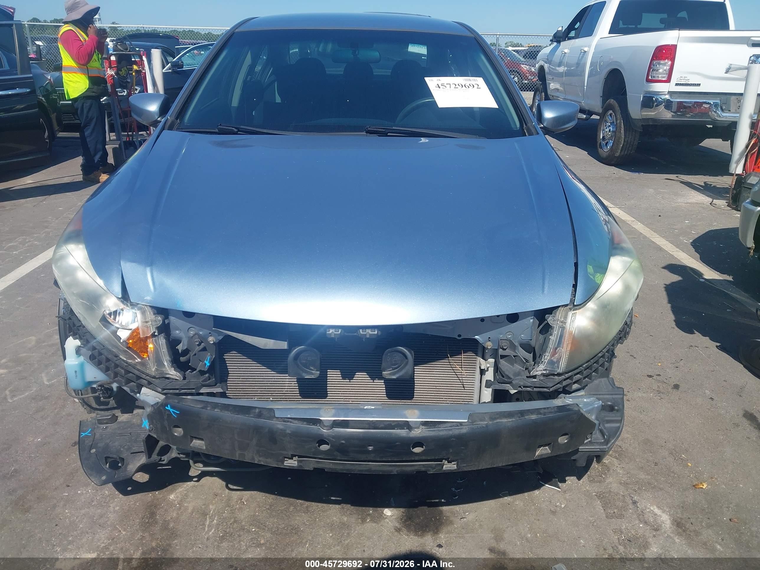 2012 Honda Accord Sdn Lx Blue vin: 1HGCP2F37CA112106