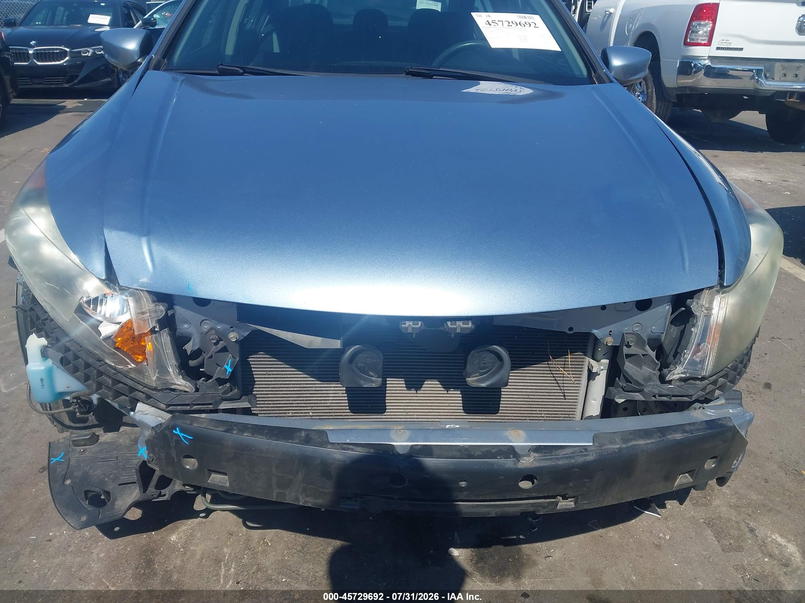 2012 Honda Accord Sdn Lx Blue vin: 1HGCP2F37CA112106