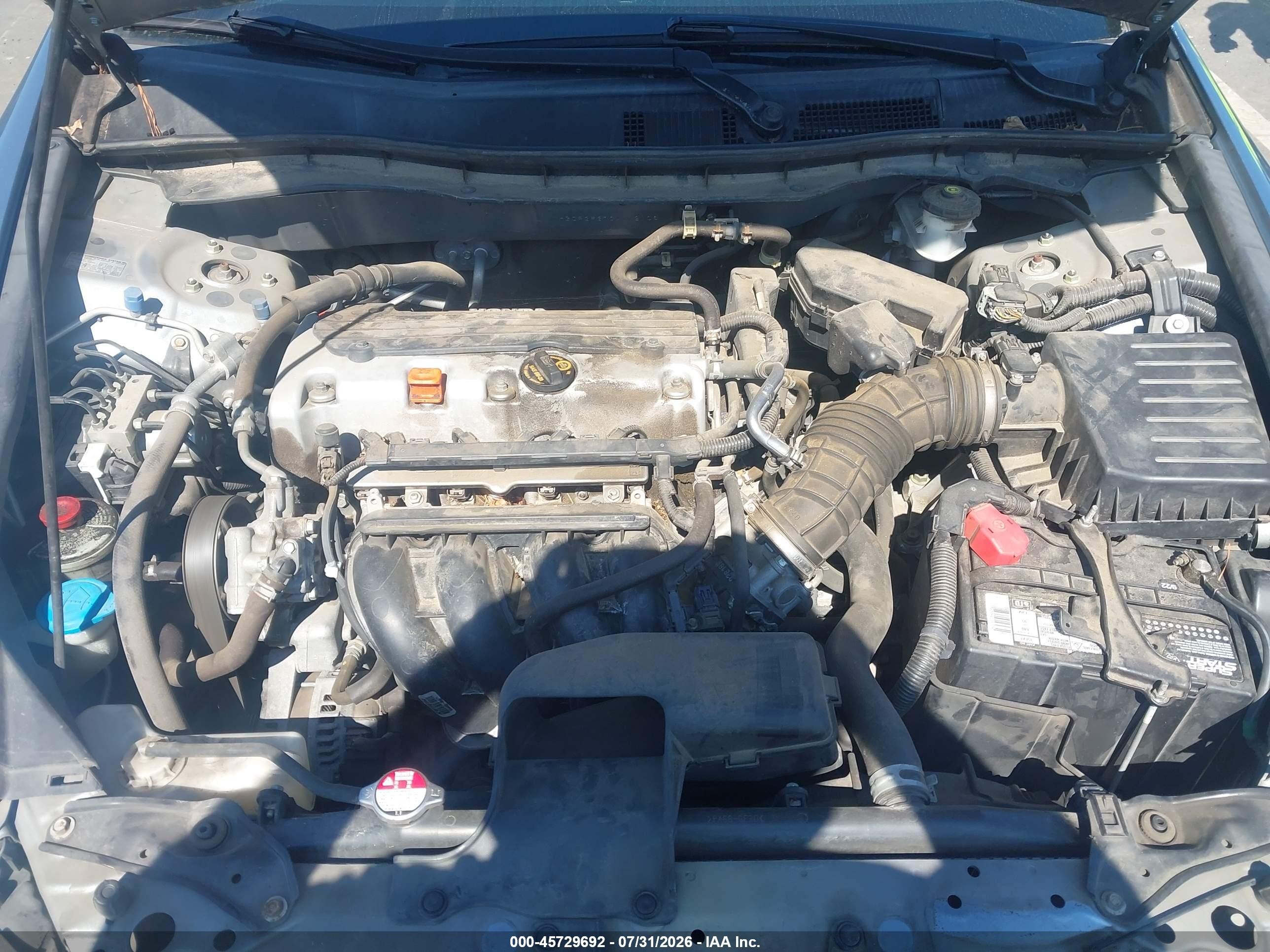 2012 Honda Accord Sdn Lx Blue vin: 1HGCP2F37CA112106