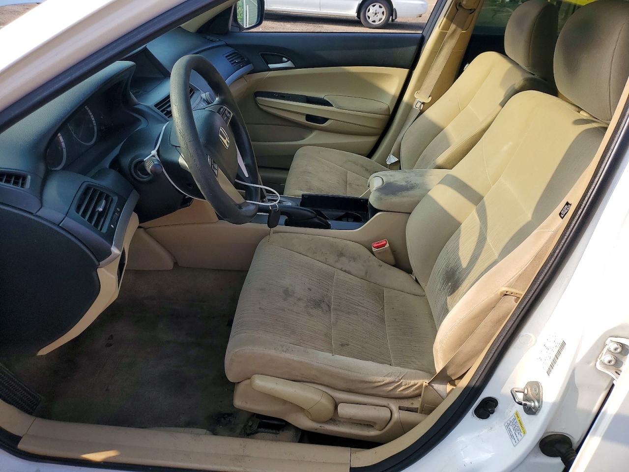2012 Honda Accord Lx White vin: 1HGCP2F37CA132291