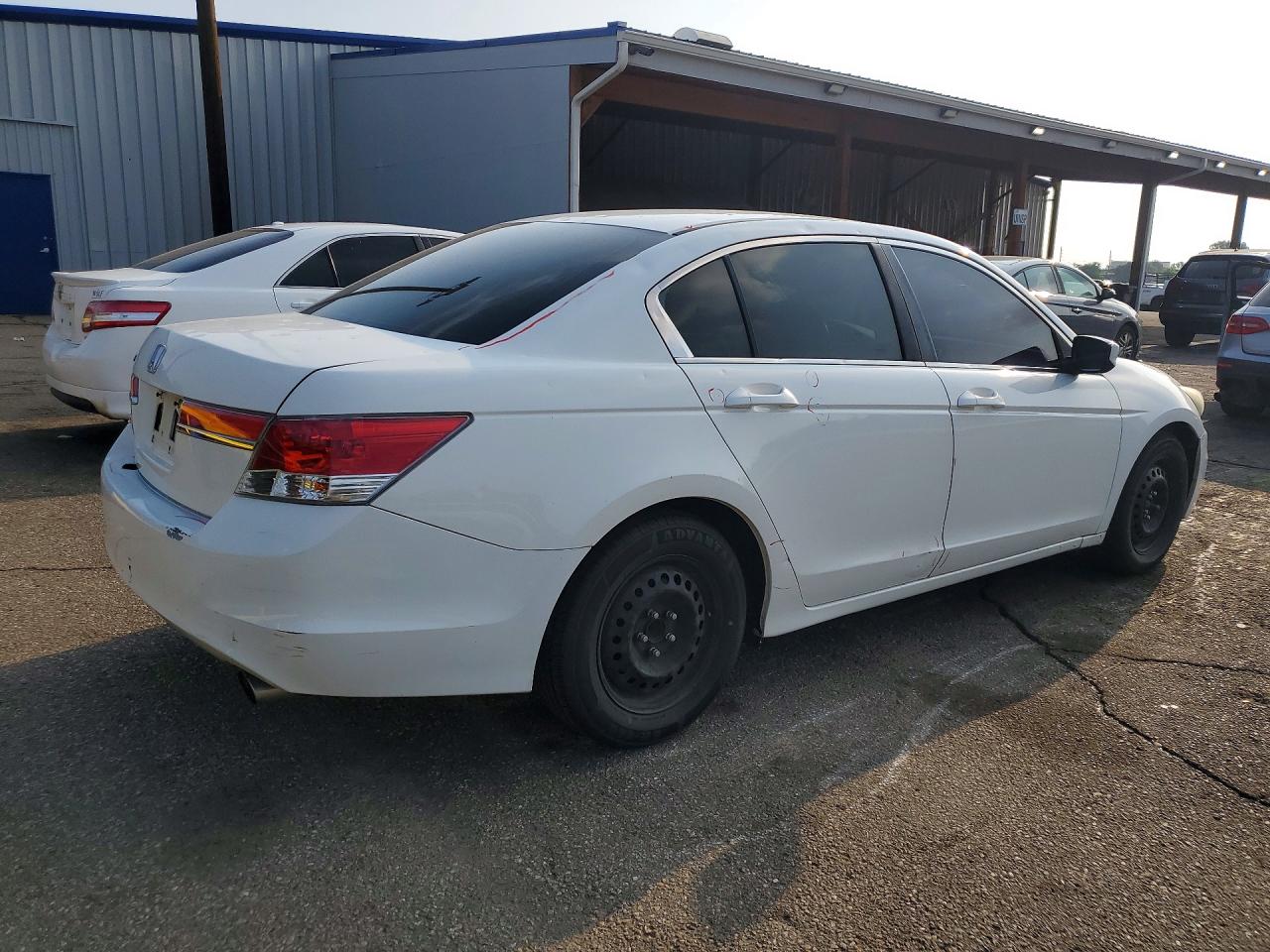 2012 Honda Accord Lx White vin: 1HGCP2F37CA132291