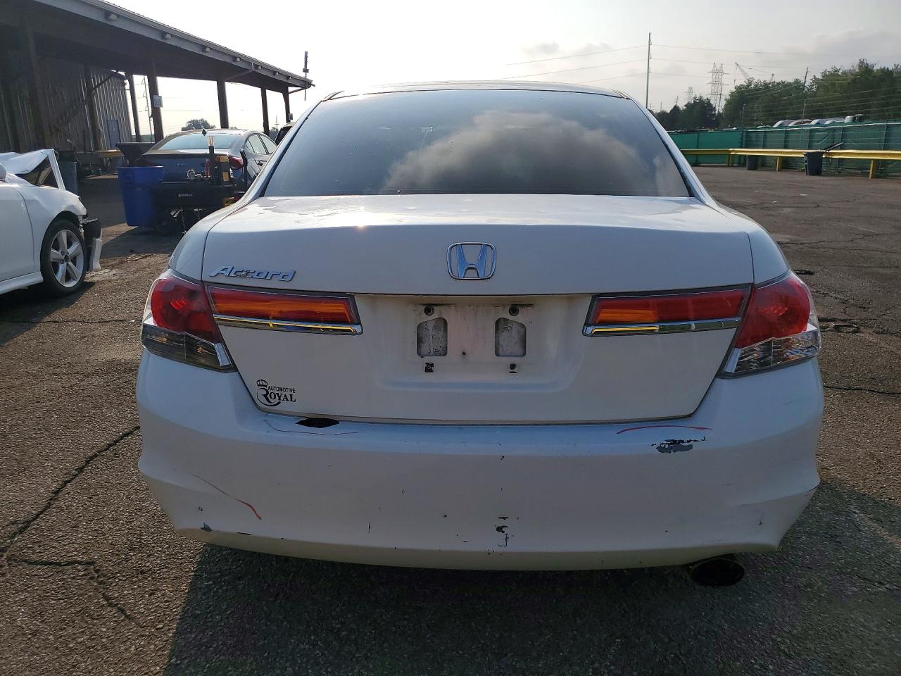 2012 Honda Accord Lx White vin: 1HGCP2F37CA132291