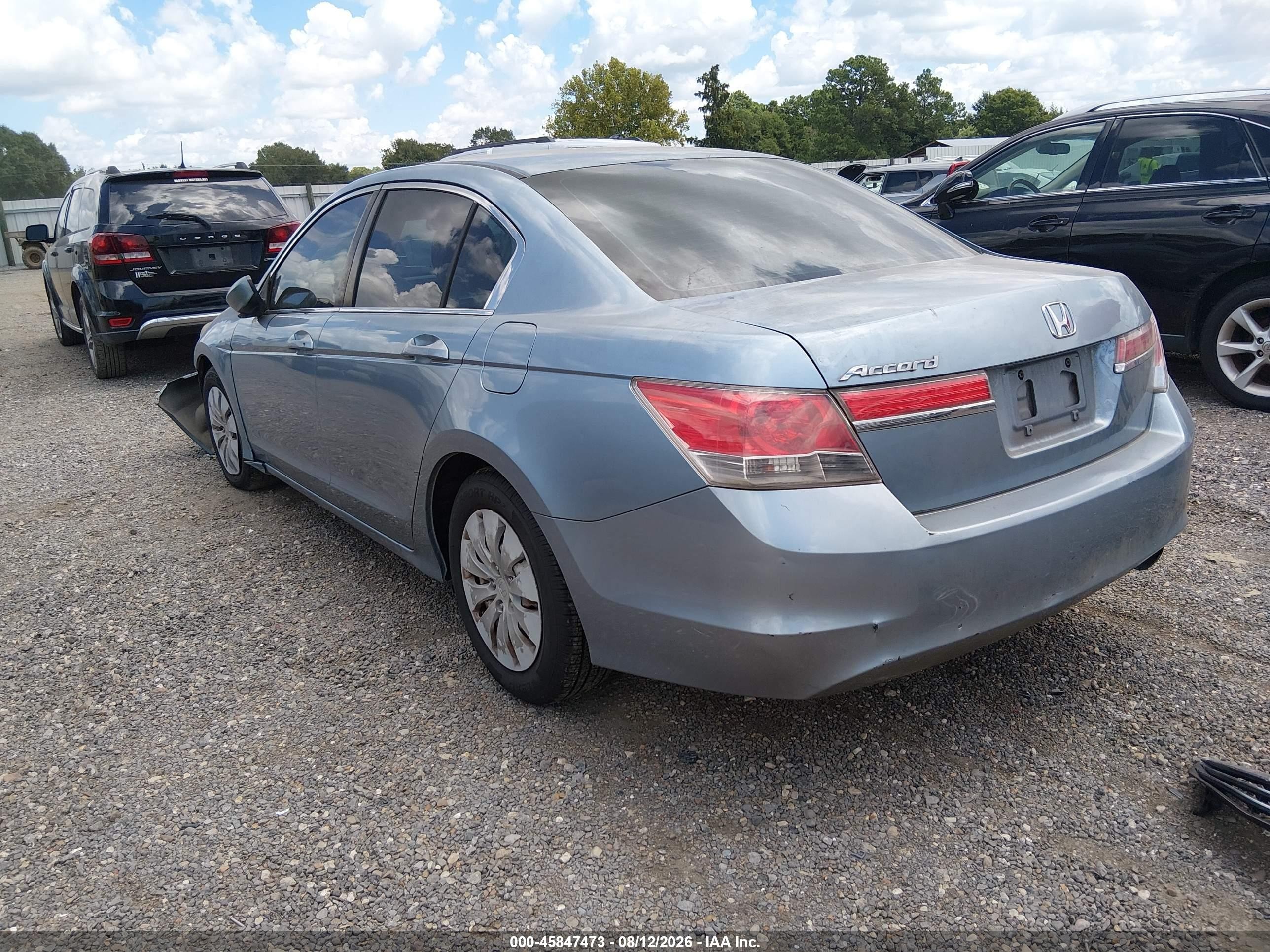 2012 Honda Accord Sdn Lx Синий vin: 1HGCP2F37CA135935