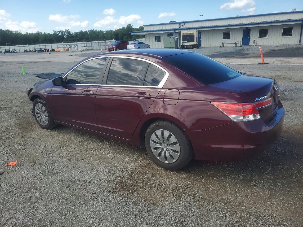 2012 Honda Accord Lx Burgundy vin: 1HGCP2F37CA144473