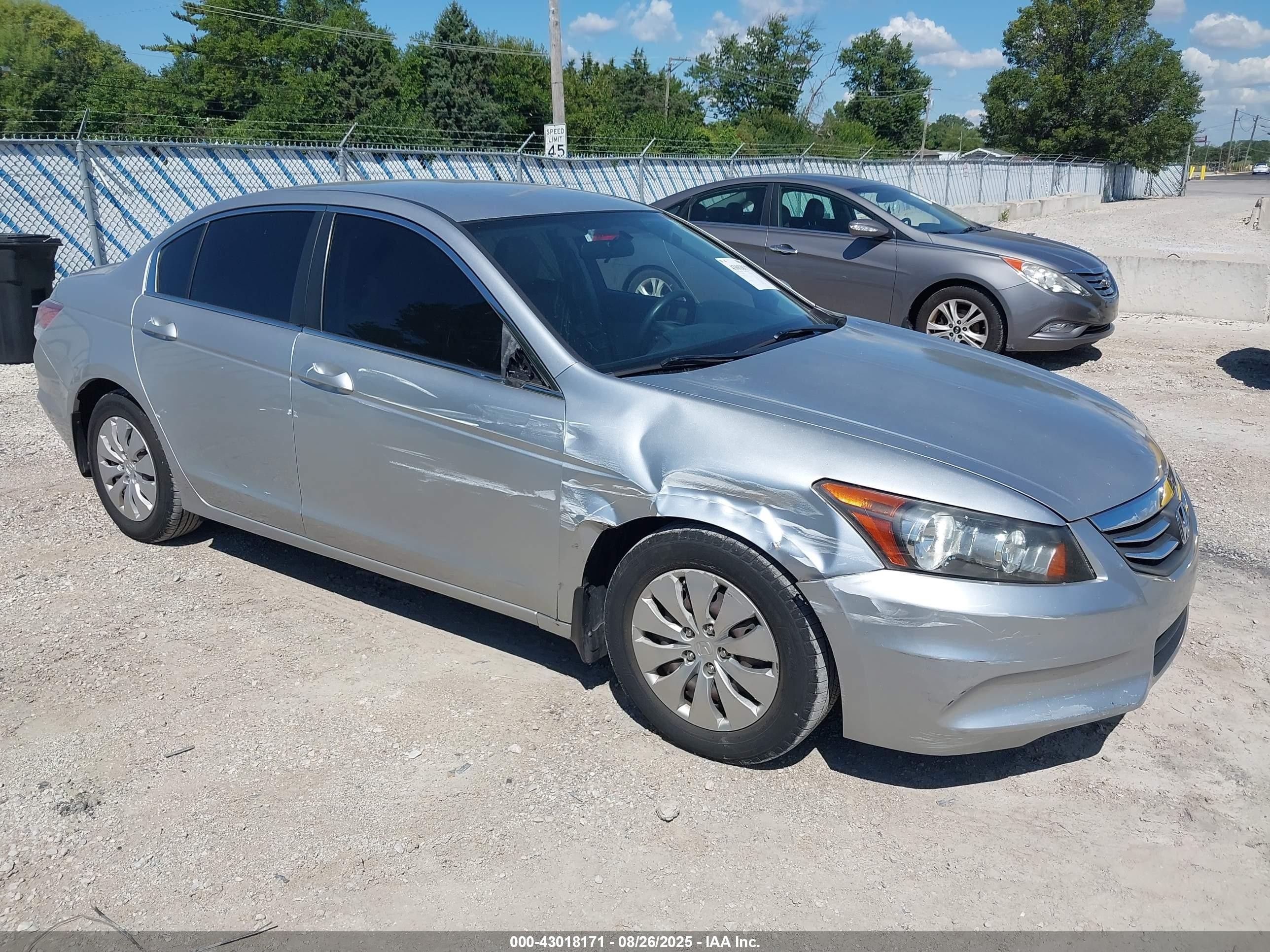 2012 Honda Accord 2.4 Lx Silver vin: 1HGCP2F37CA158793