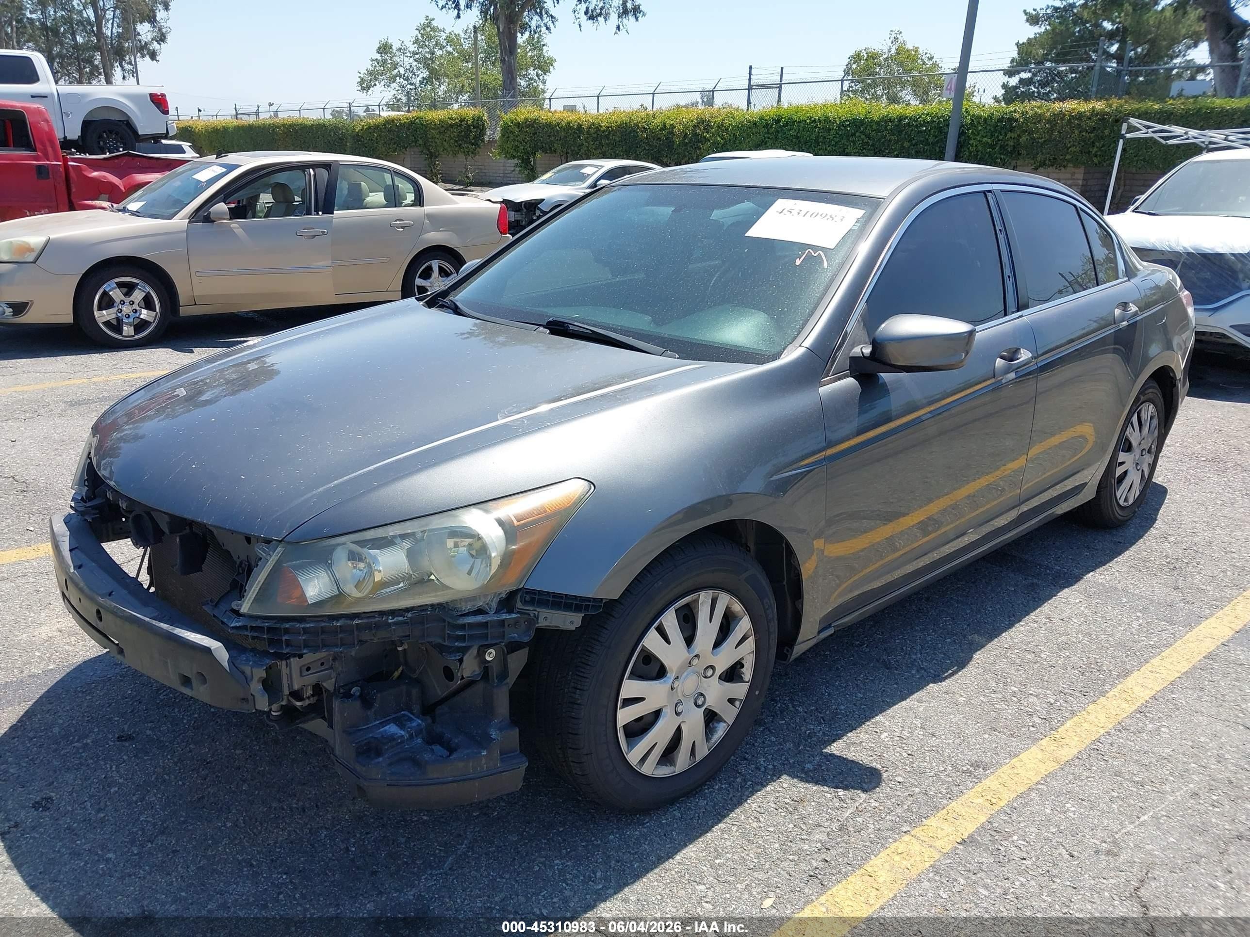 2012 Honda Accord 2.4 Lx Gray vin: 1HGCP2F37CA165260