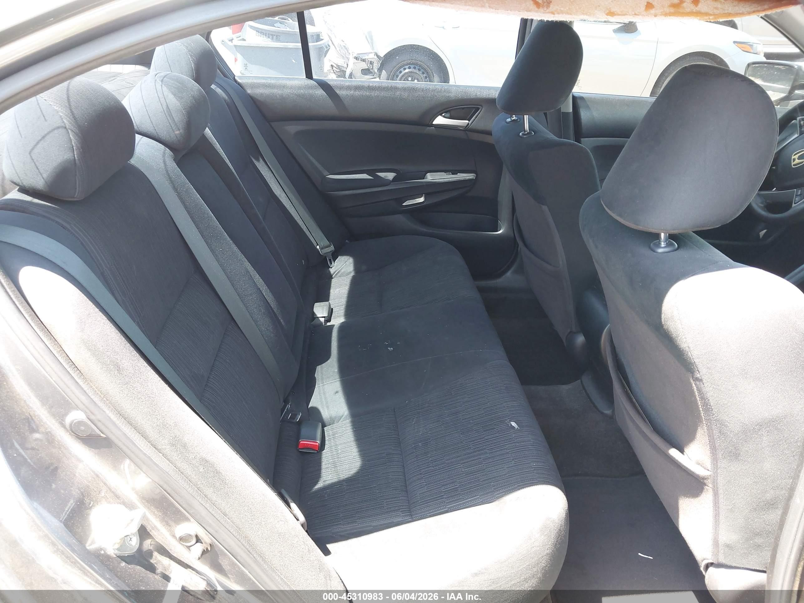 2012 Honda Accord 2.4 Lx Gray vin: 1HGCP2F37CA165260