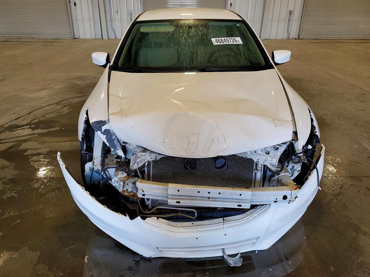 2012 Honda Accord Lx White vin: 1HGCP2F37CA221116