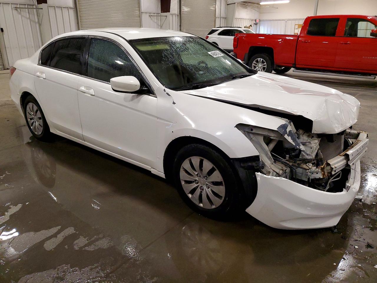 2012 Honda Accord Lx White vin: 1HGCP2F37CA221116