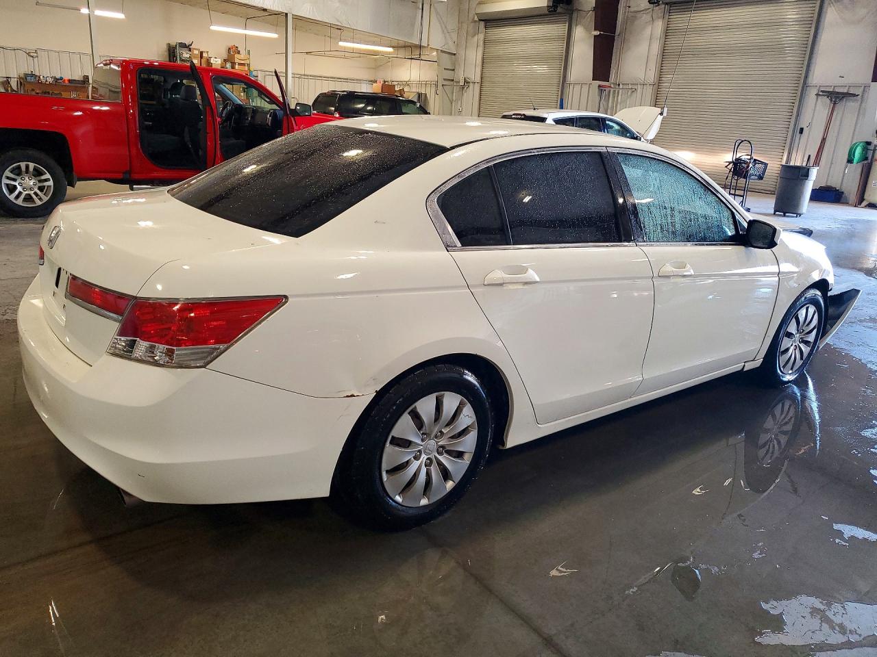 2012 Honda Accord Lx White vin: 1HGCP2F37CA221116