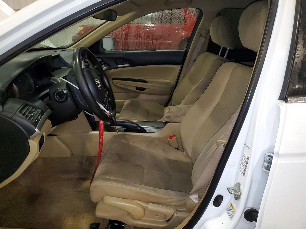 2012 Honda Accord Lx White vin: 1HGCP2F37CA221116