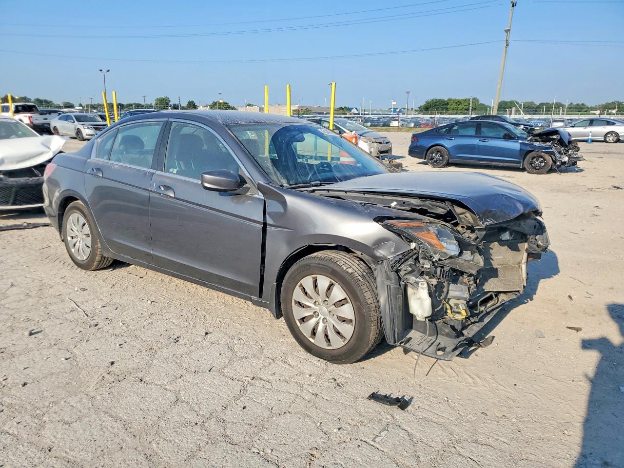 2012 Honda Accord Lx Gray vin: 1HGCP2F37CA223724