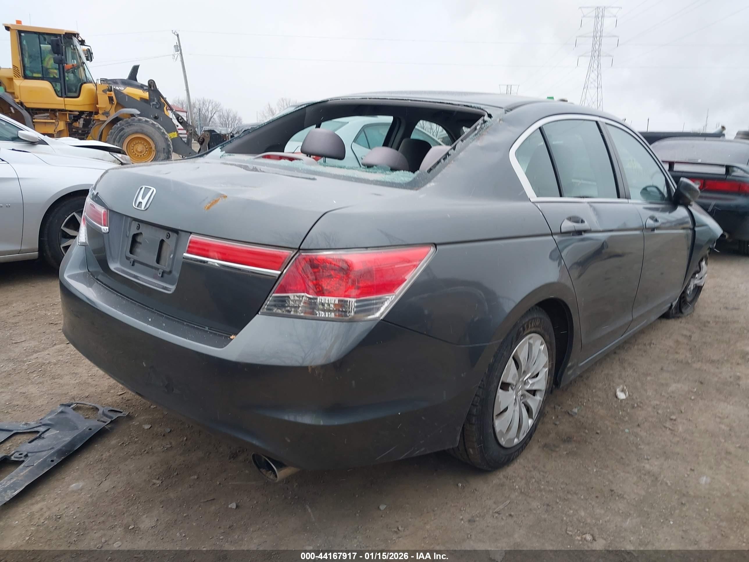 2012 Honda Accord 2.4 Lx Gray vin: 1HGCP2F37CA232097