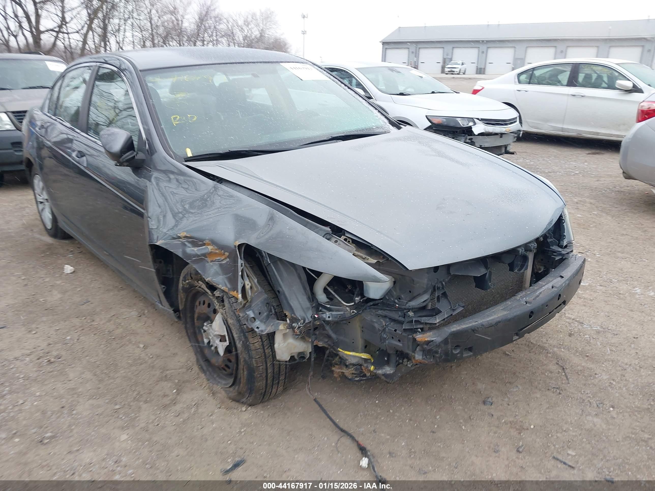 2012 Honda Accord 2.4 Lx Gray vin: 1HGCP2F37CA232097