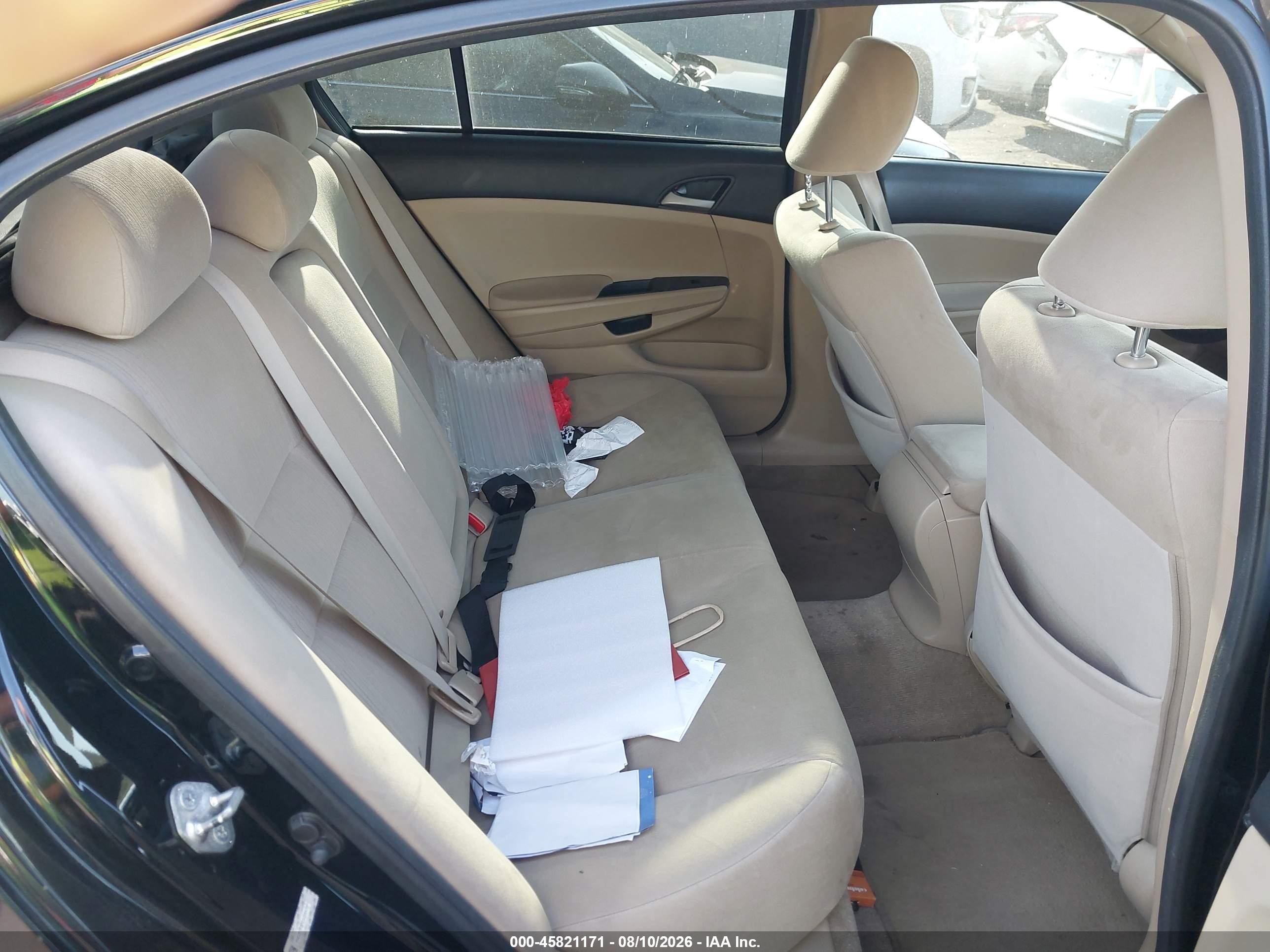 2012 Honda Accord 2.4 Lx Black vin: 1HGCP2F37CA236411
