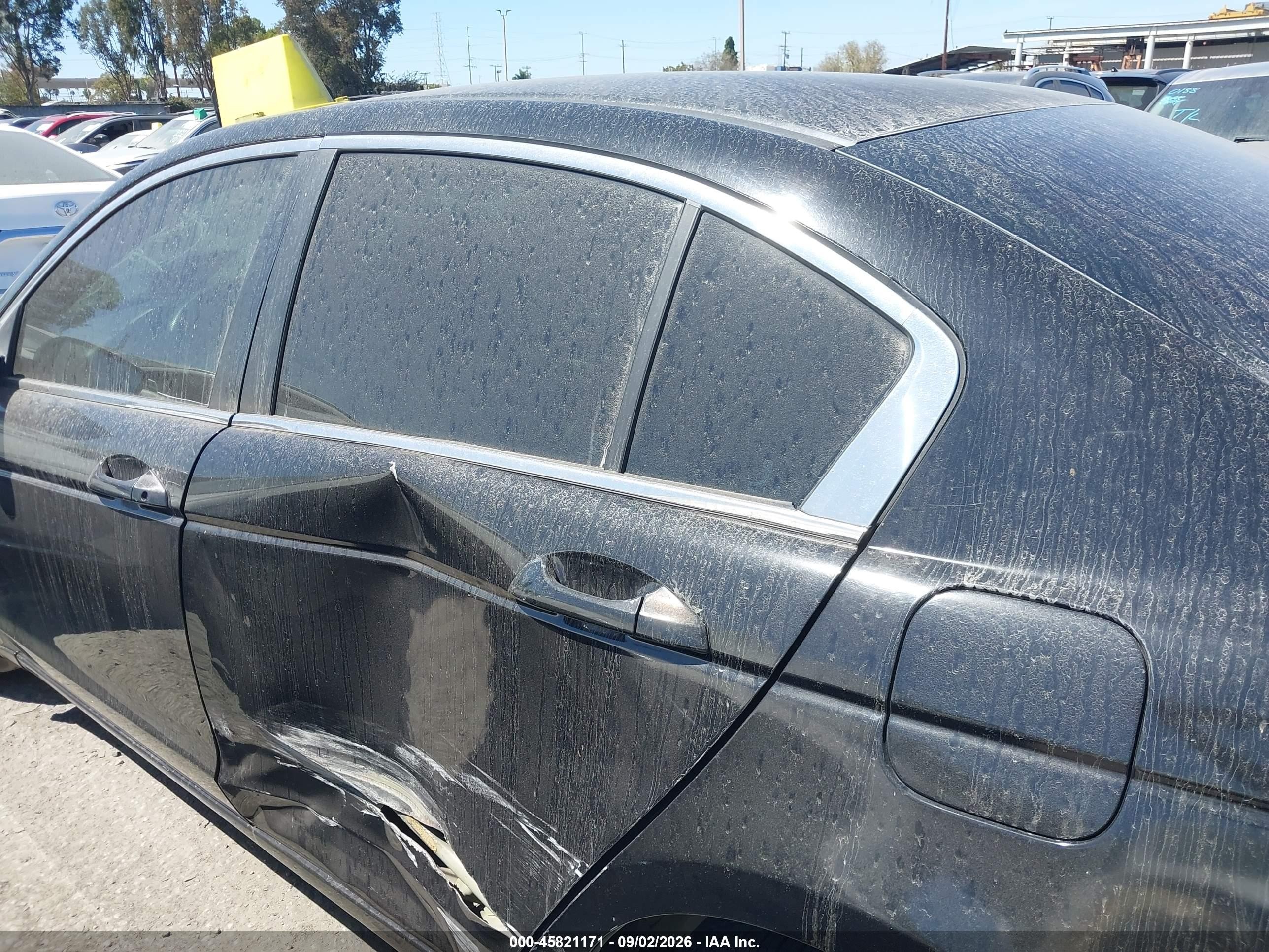 2012 Honda Accord 2.4 Lx Black vin: 1HGCP2F37CA236411