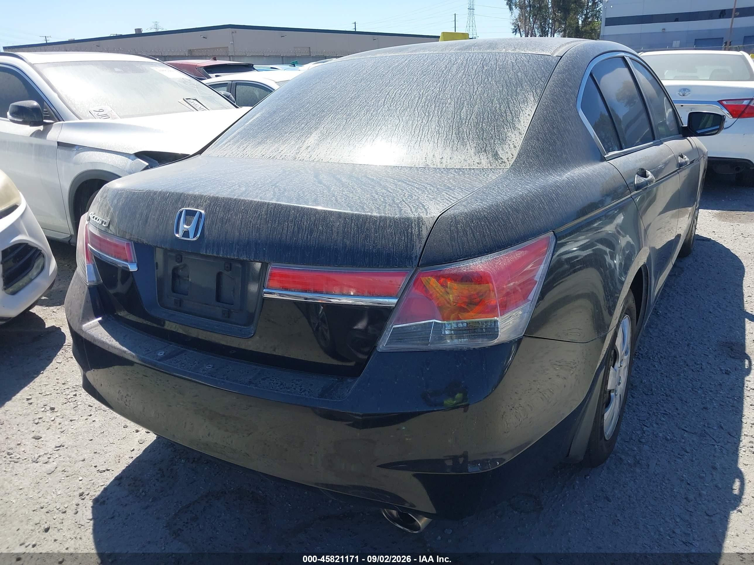 2012 Honda Accord 2.4 Lx Black vin: 1HGCP2F37CA236411