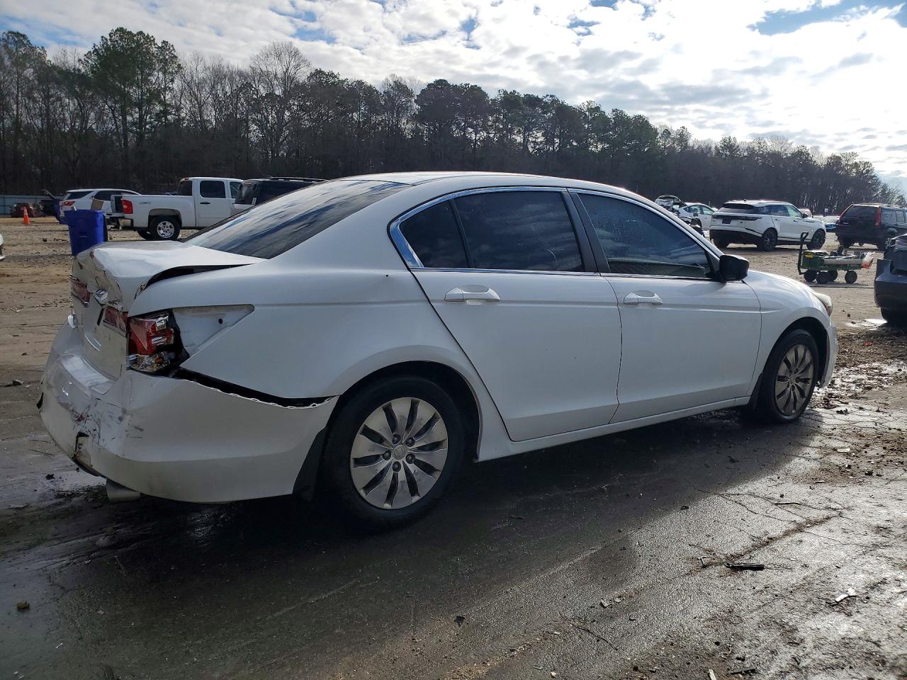 2012 Honda Accord Lx White vin: 1HGCP2F37CA236554