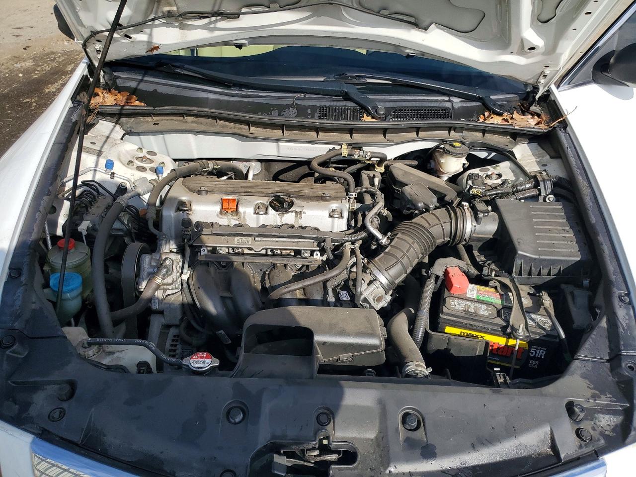 2012 Honda Accord Lx White vin: 1HGCP2F37CA236554