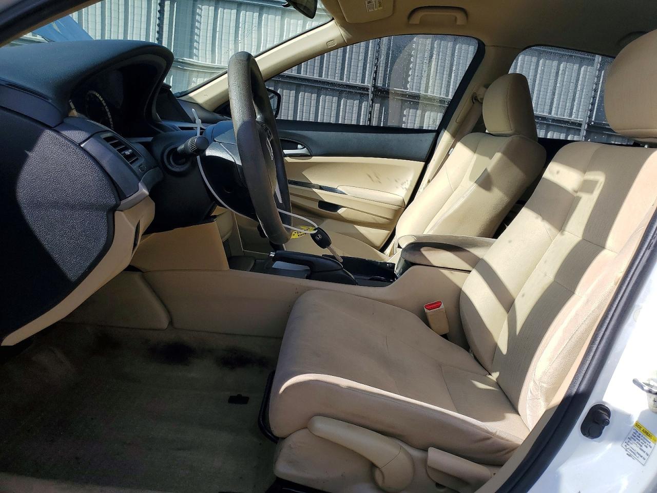 2012 Honda Accord Lx White vin: 1HGCP2F37CA236554