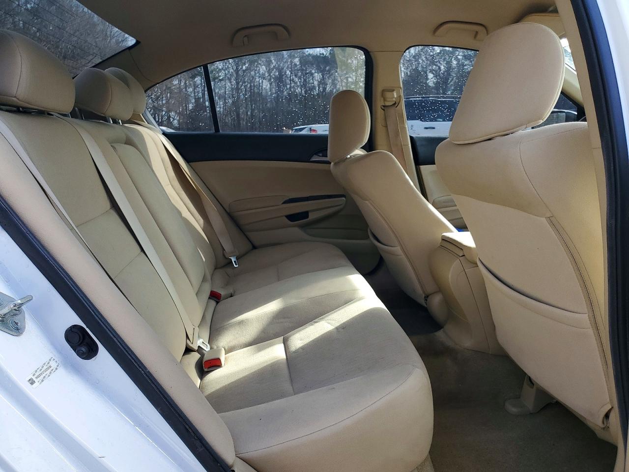 2012 Honda Accord Lx White vin: 1HGCP2F37CA236554