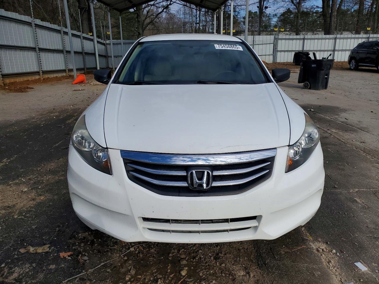 2012 Honda Accord Lx White vin: 1HGCP2F37CA236554