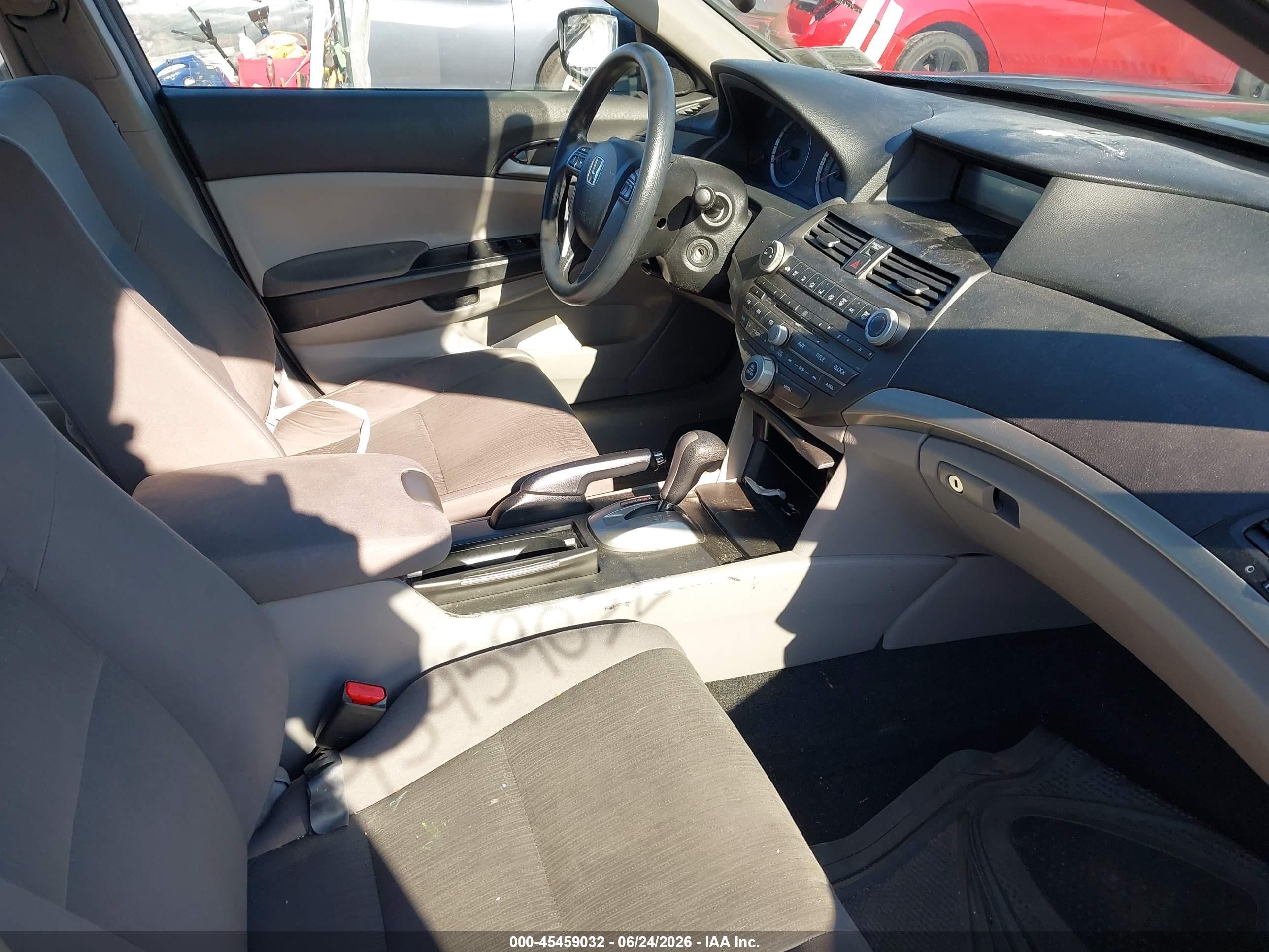 2012 Honda Accord 2.4 Lx Gray vin: 1HGCP2F37CA243200