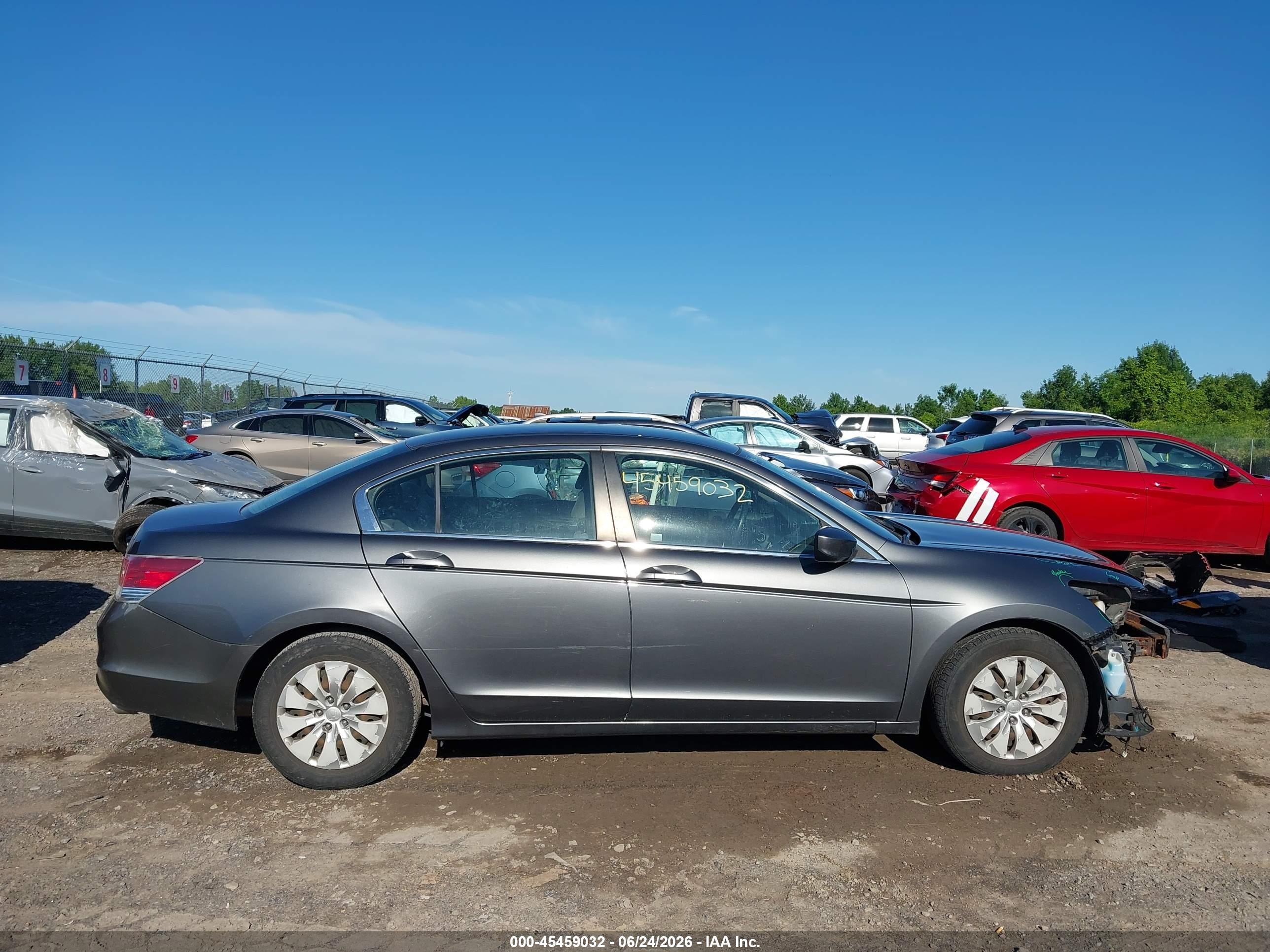2012 Honda Accord 2.4 Lx Gray vin: 1HGCP2F37CA243200