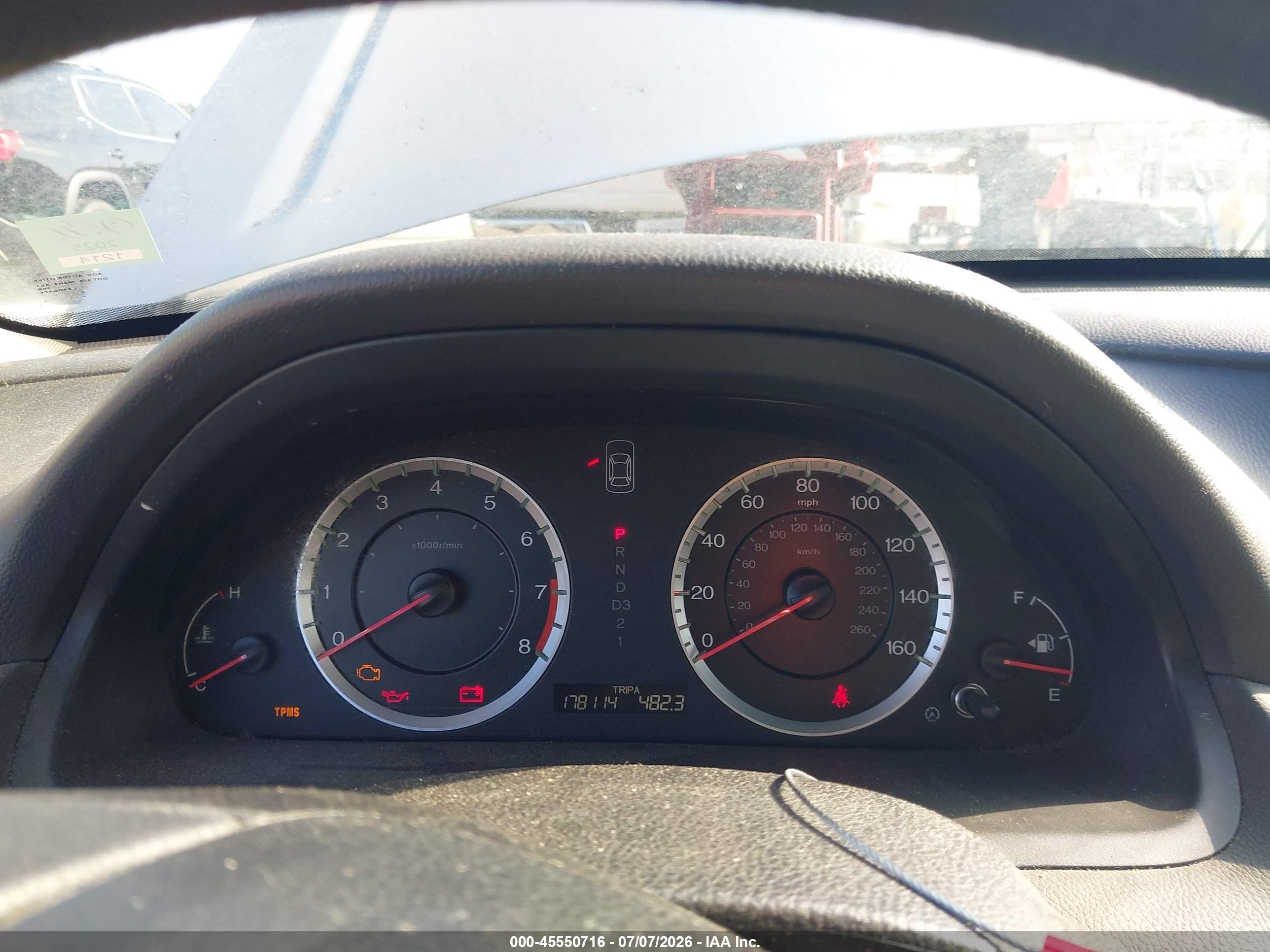 2010 Honda Accord 2.4 Lx Серый vin: 1HGCP2F38AA029667