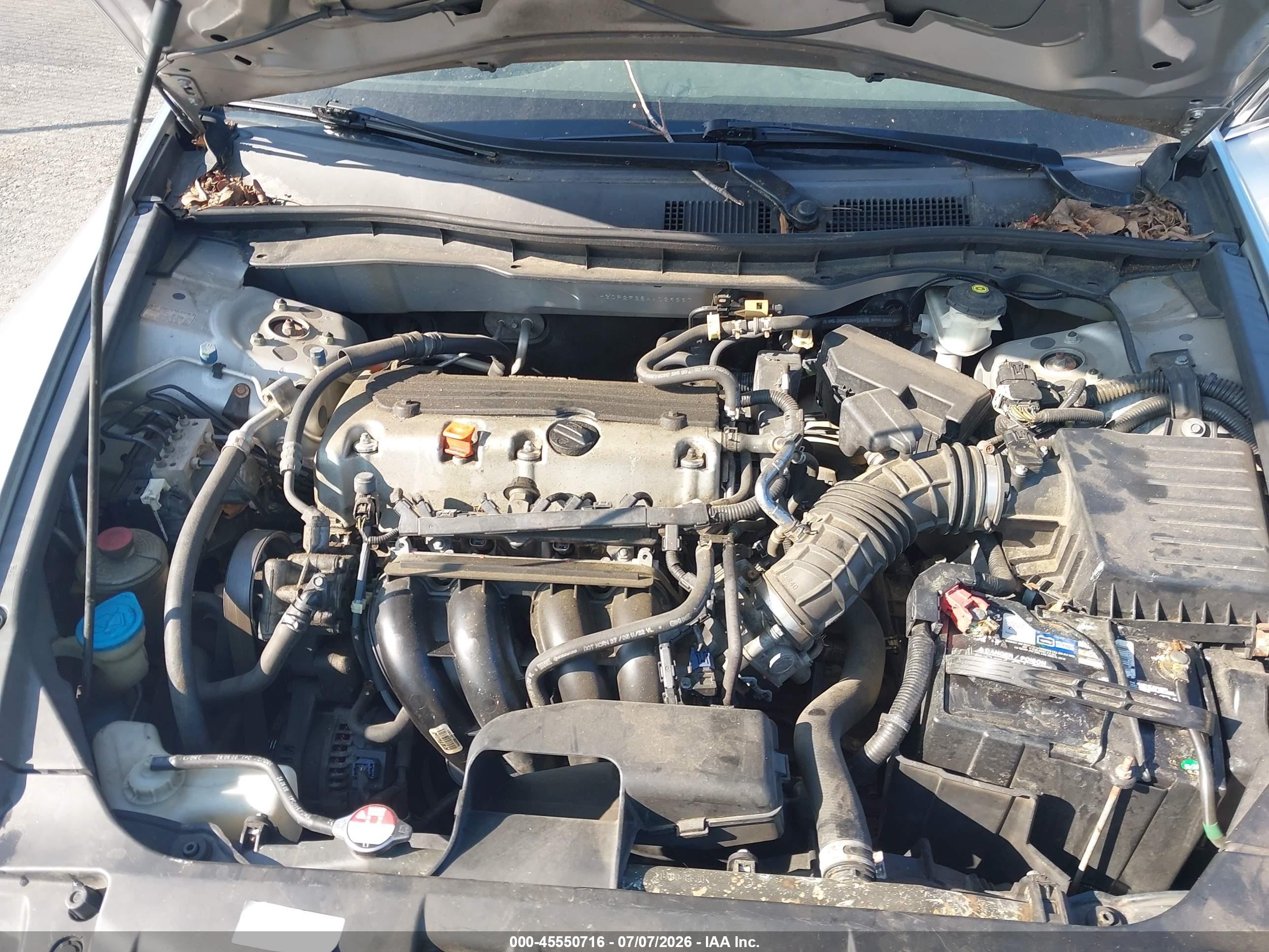 2010 Honda Accord 2.4 Lx Серый vin: 1HGCP2F38AA029667