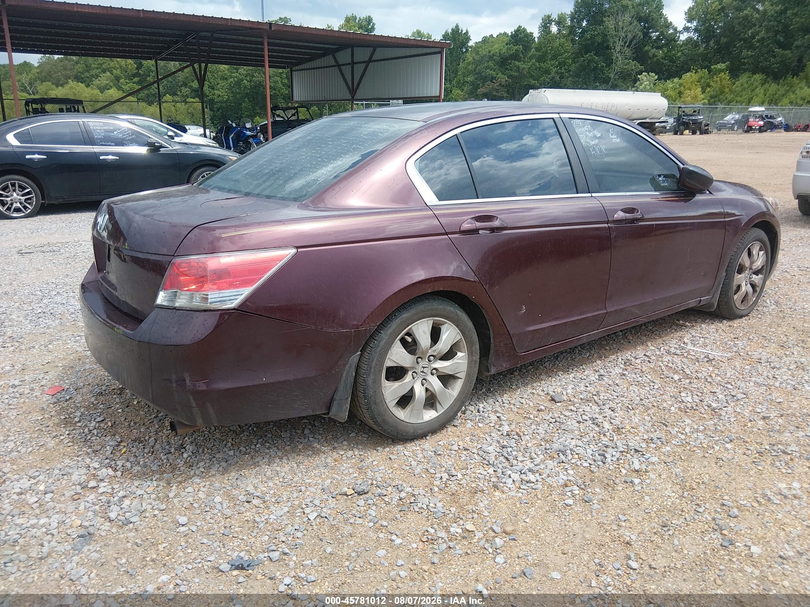 2010 Honda Accord 2.4 Lx Темно-бордовый vin: 1HGCP2F38AA056478