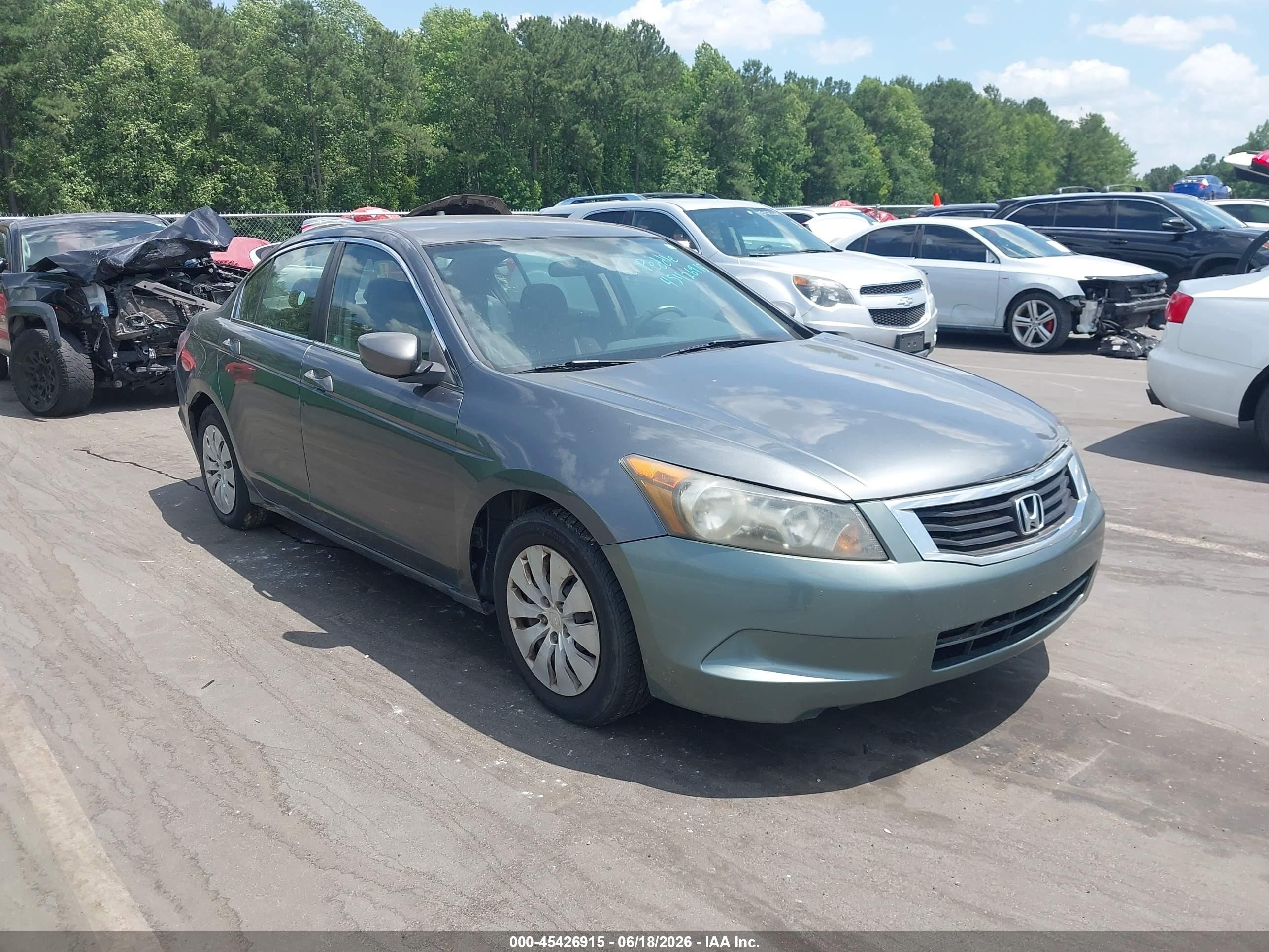 2010 Honda Accord 2.4 Lx Gray vin: 1HGCP2F38AA064340