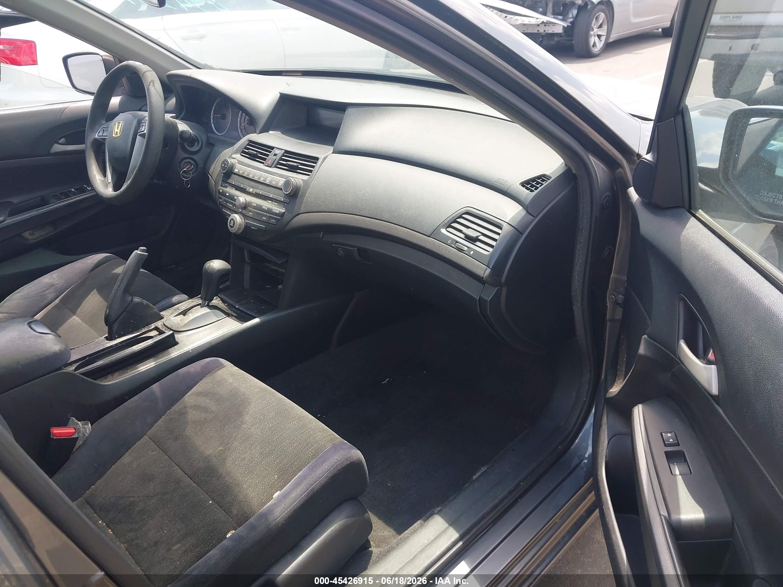 2010 Honda Accord 2.4 Lx Gray vin: 1HGCP2F38AA064340