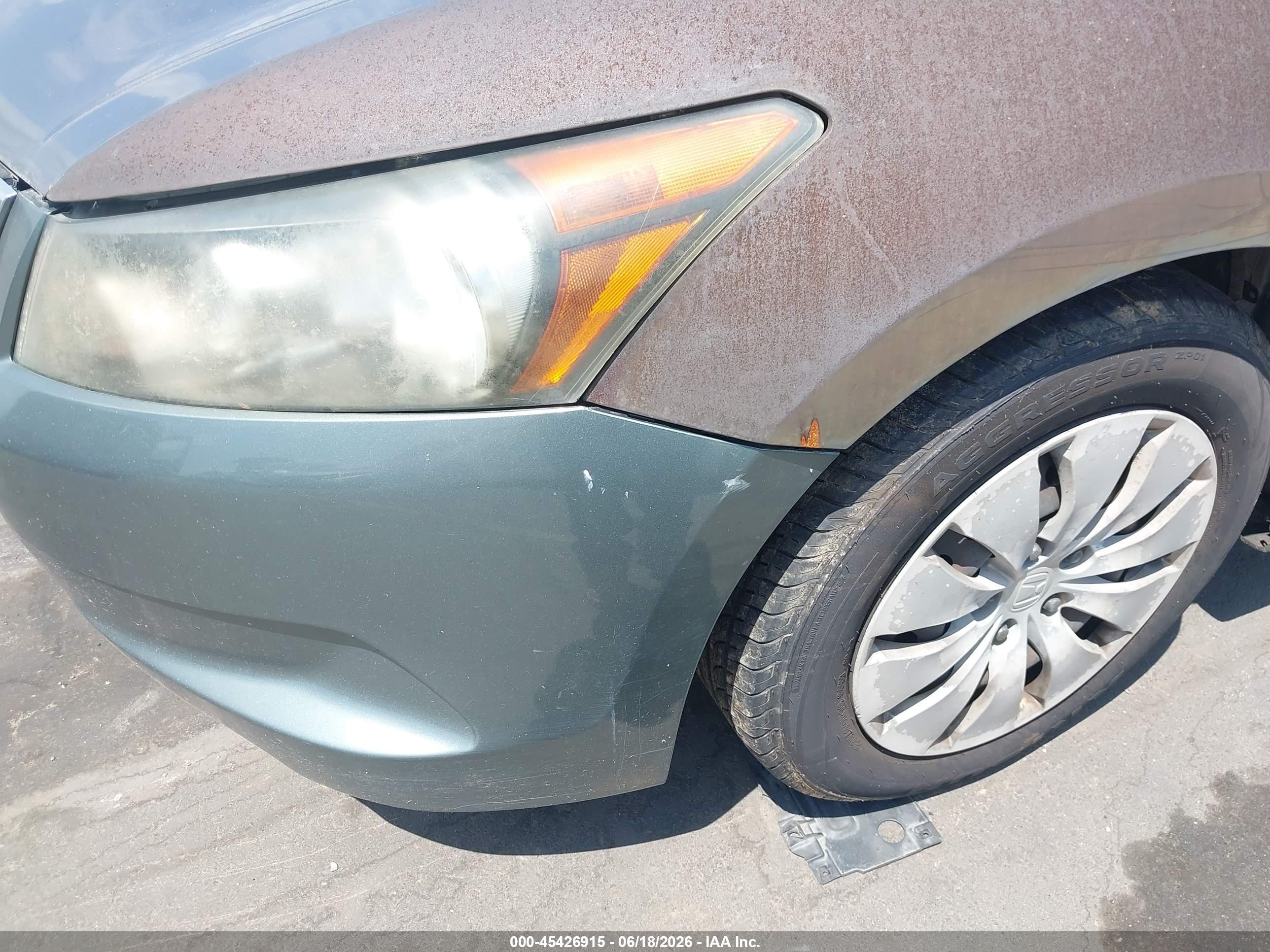 2010 Honda Accord 2.4 Lx Gray vin: 1HGCP2F38AA064340